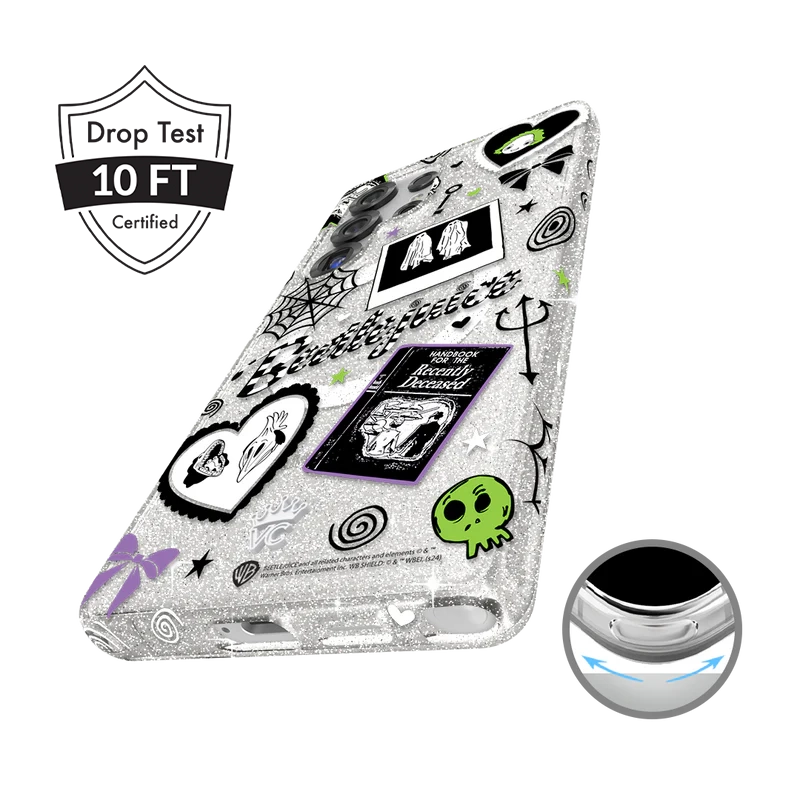Beetlejuice Ghost with the Most Samsung Phone Case - Trendy Movie Character Design for Galaxy S21/S20/Note 20 - Perfect for Halloween, Cosplay & Movie Fans