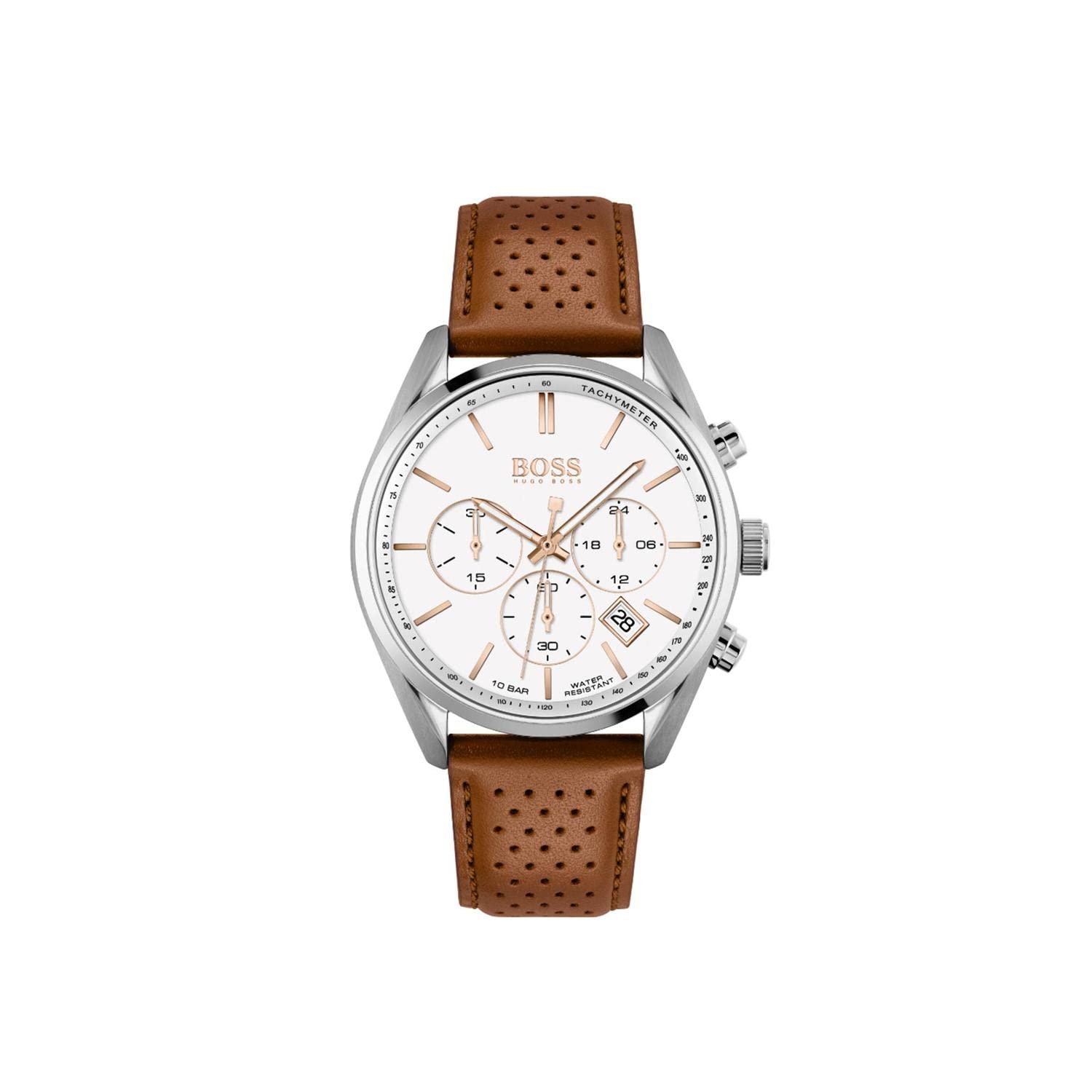 BOSS Cloud Men's Quartz Chronograph Watch - Waterproof Sports Watch with Date Display - Perfect for Business, Casual Wear & Outdoor Activities