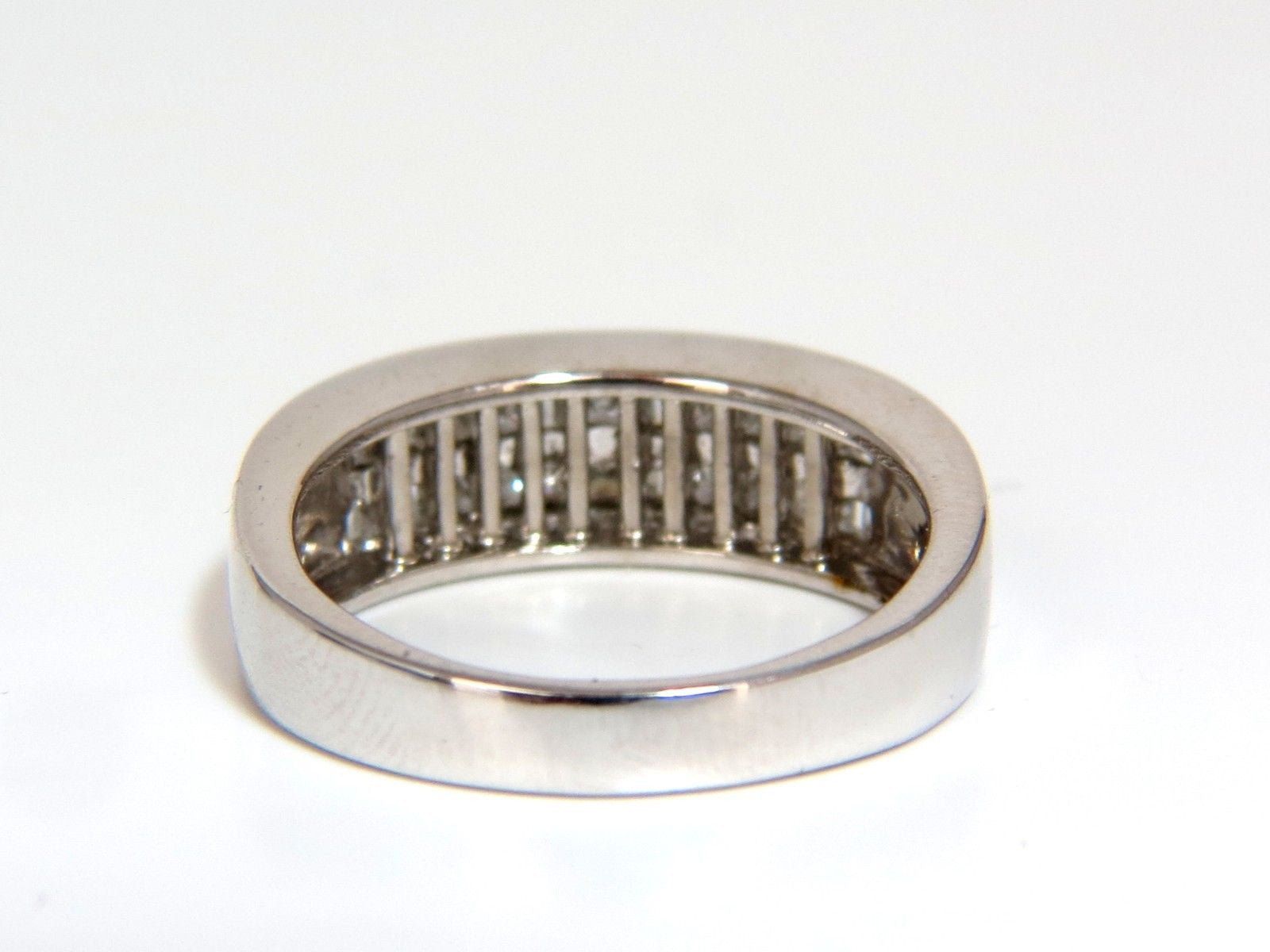 2.00CT Platinum Diamond Band Ring - G/VS Baguette & Princess Channel Brilliant Cut for Women - Perfect for Engagement, Wedding, Anniversary & Special Occasions