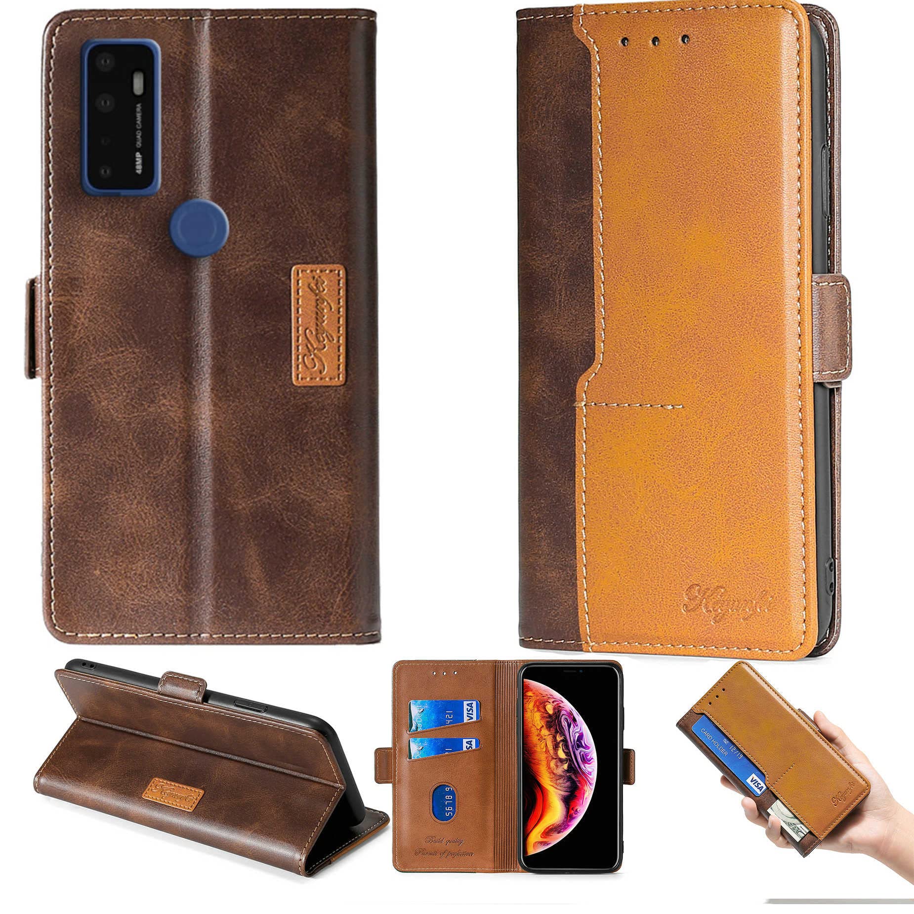 Premium Flip Case for AT&T Radiant Max 5G EA211001 - Protective Phone Cover with Built-in Stand | Perfect for Work, Travel & Everyday Use