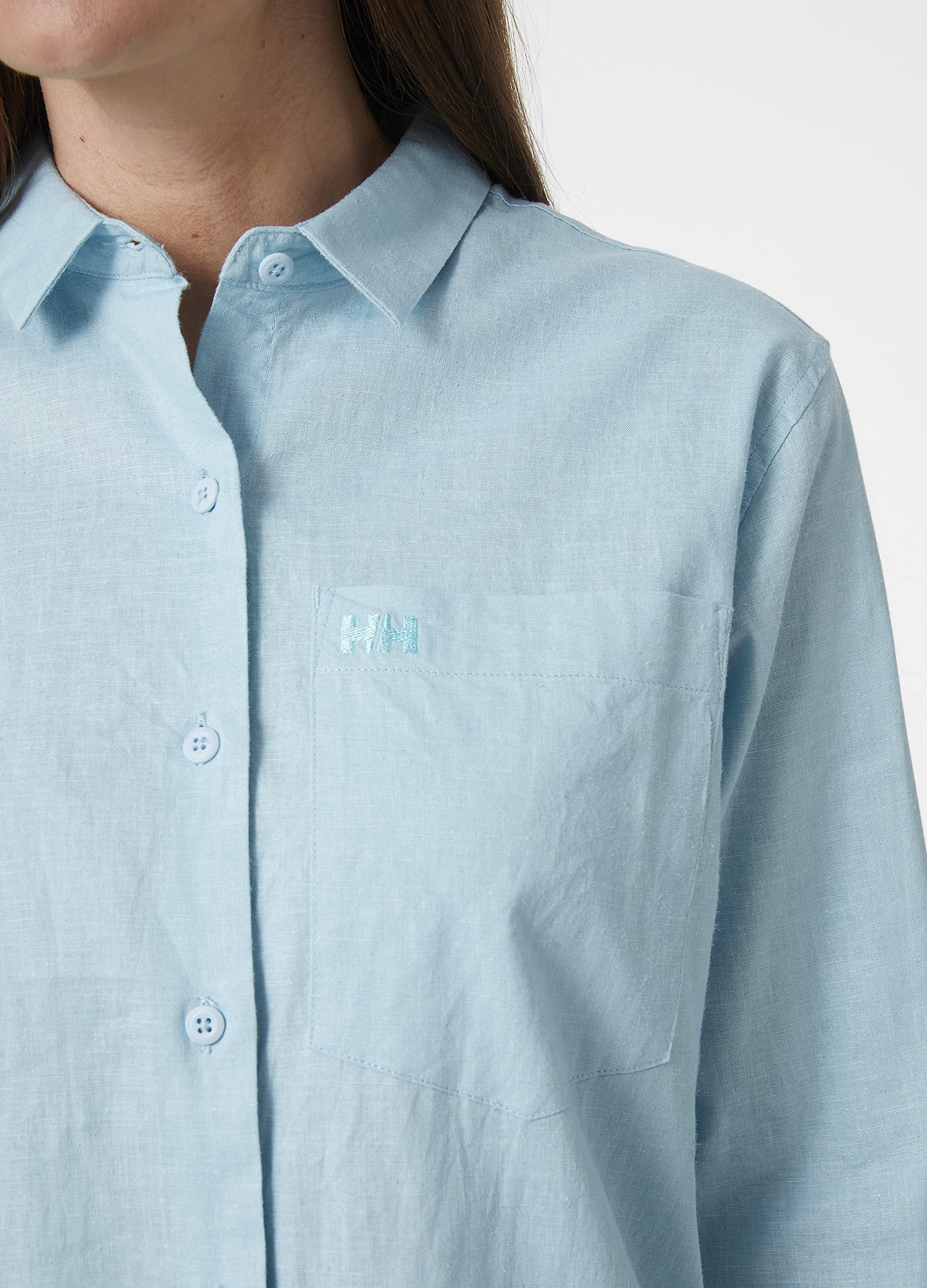 Helly-Hansen Women's Club Shirt - Lightweight Long Sleeve Outdoor Shirt for Hiking, Camping & Travel | Moisture-Wicking & UV Protection