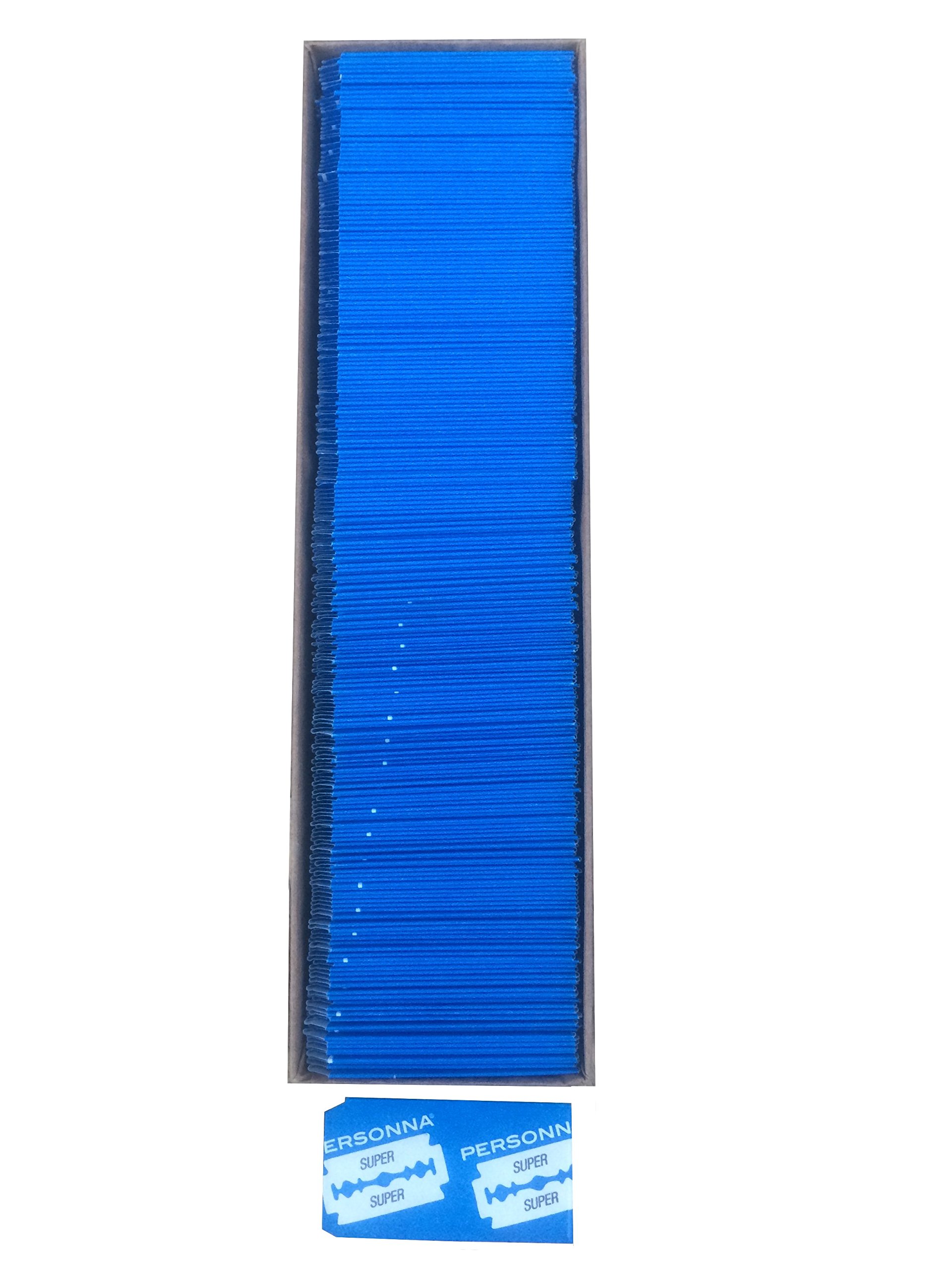 Personna Med Prep Double Edge Safety Razor Blades - 250 Count | Ultra Sharp Stainless Steel Blades for Smooth Shaving | Perfect for Barbers, Grooming Professionals & Wet Shaving Enthusiasts