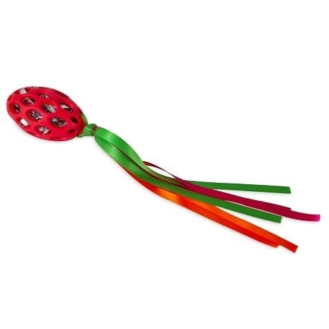 JW Cataction Interactive Cat Toy - Football with Streamers for Playful Kittens - Perfect for Indoor Play, Exercise & Bonding with Your Feline Friend