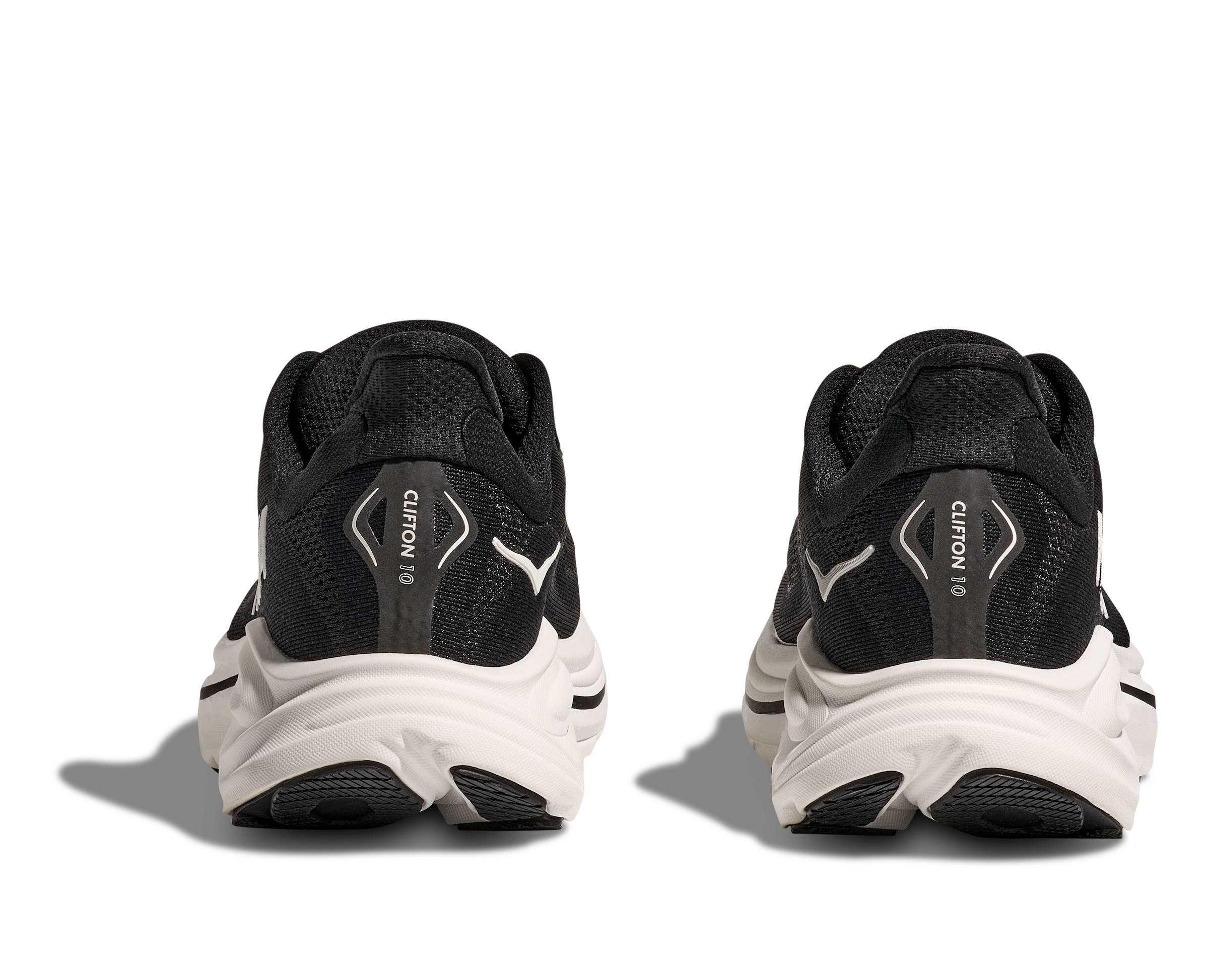 HOKA Women's Clifton 10 Extra Wide Running Shoes - Black/White (BWHT) | Lightweight Cushioned Sneakers for Walking, Jogging & Everyday Comfort