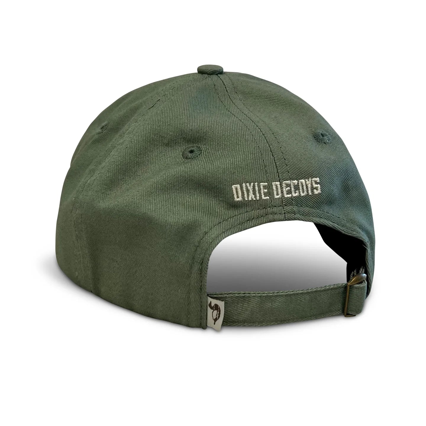 Dixie Decoys Fireside Relaxed Fit Hat - Military Green Outdoor Hunting & Camping Cap for Men & Women - Perfect for Hiking, Fishing, and Outdoor Adventures