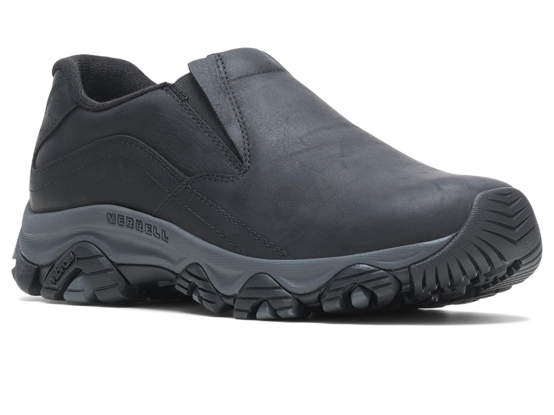 Merrell Men's Moccasin Slip-On Shoes - Comfortable & Durable Leather Casual Loafers for Walking, Travel & Everyday Wear - Perfect for Office, Outdoors & Relaxing at Home