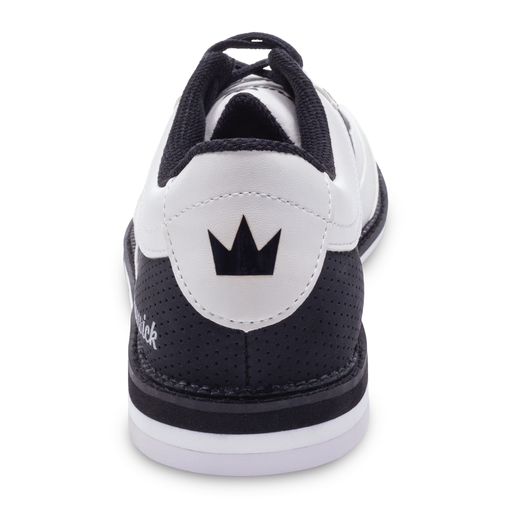 Brunswick Men's Rampage Interchangeable White Right Hand Bowling Shoes - Comfortable & Durable for League Play & Casual Bowling