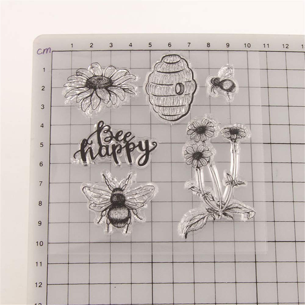 Arrietty Daisy Clear Stamps for Card Making & Scrapbooking - DIY Craft Decor
