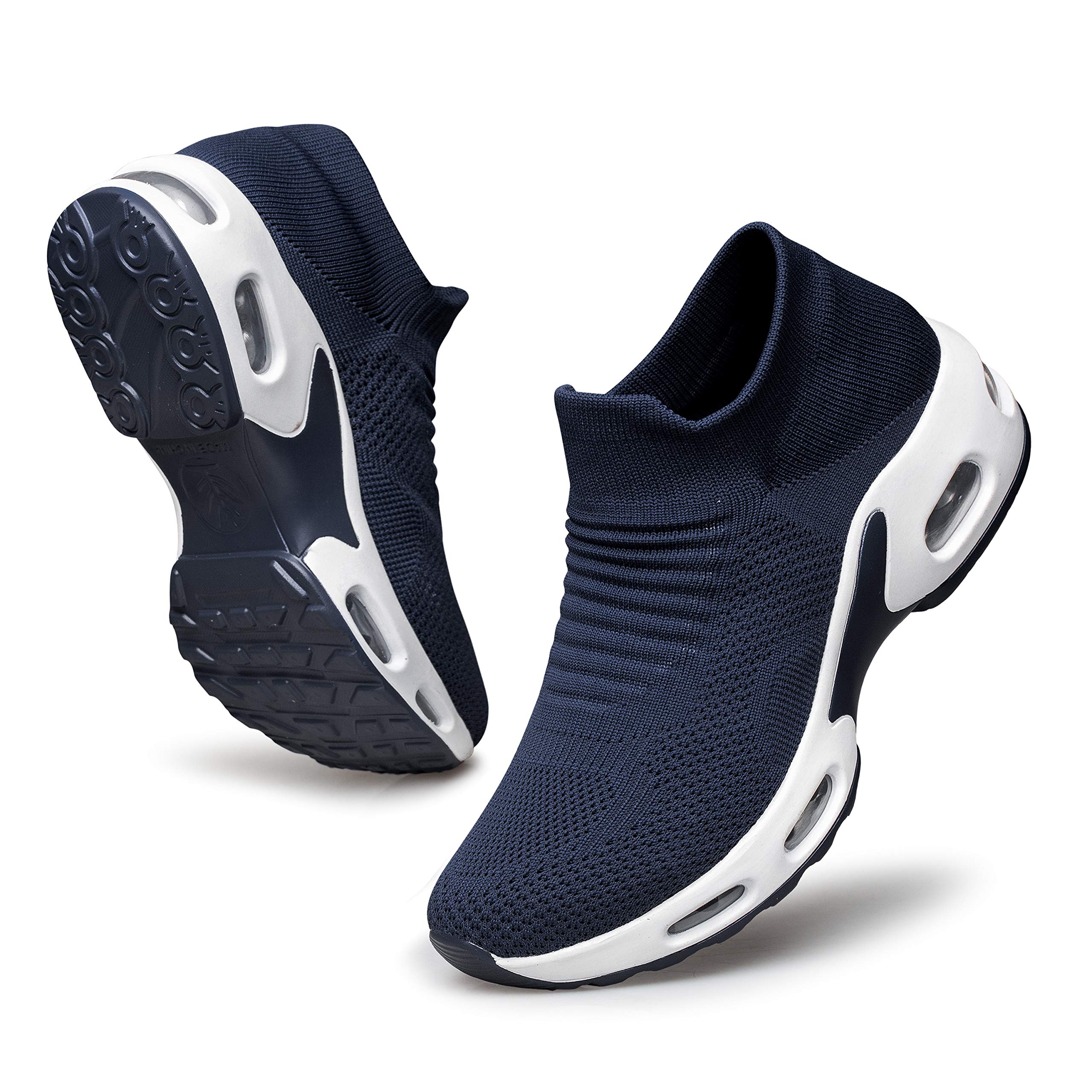 Raoendis Women's Slip-On Walking Shoes - Comfortable Sock Sneakers for Nursing, Work & Daily Casual Wear | Lightweight Breathable Shoes for Women on the Go