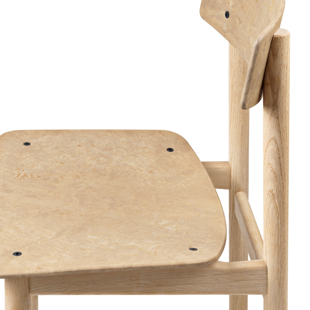 Eco-Friendly Conscious Dining Chair - Sustainable Wooden Chair for Kitchen & Dining Room - Perfect for Modern, Minimalist & Farmhouse Home Decor
