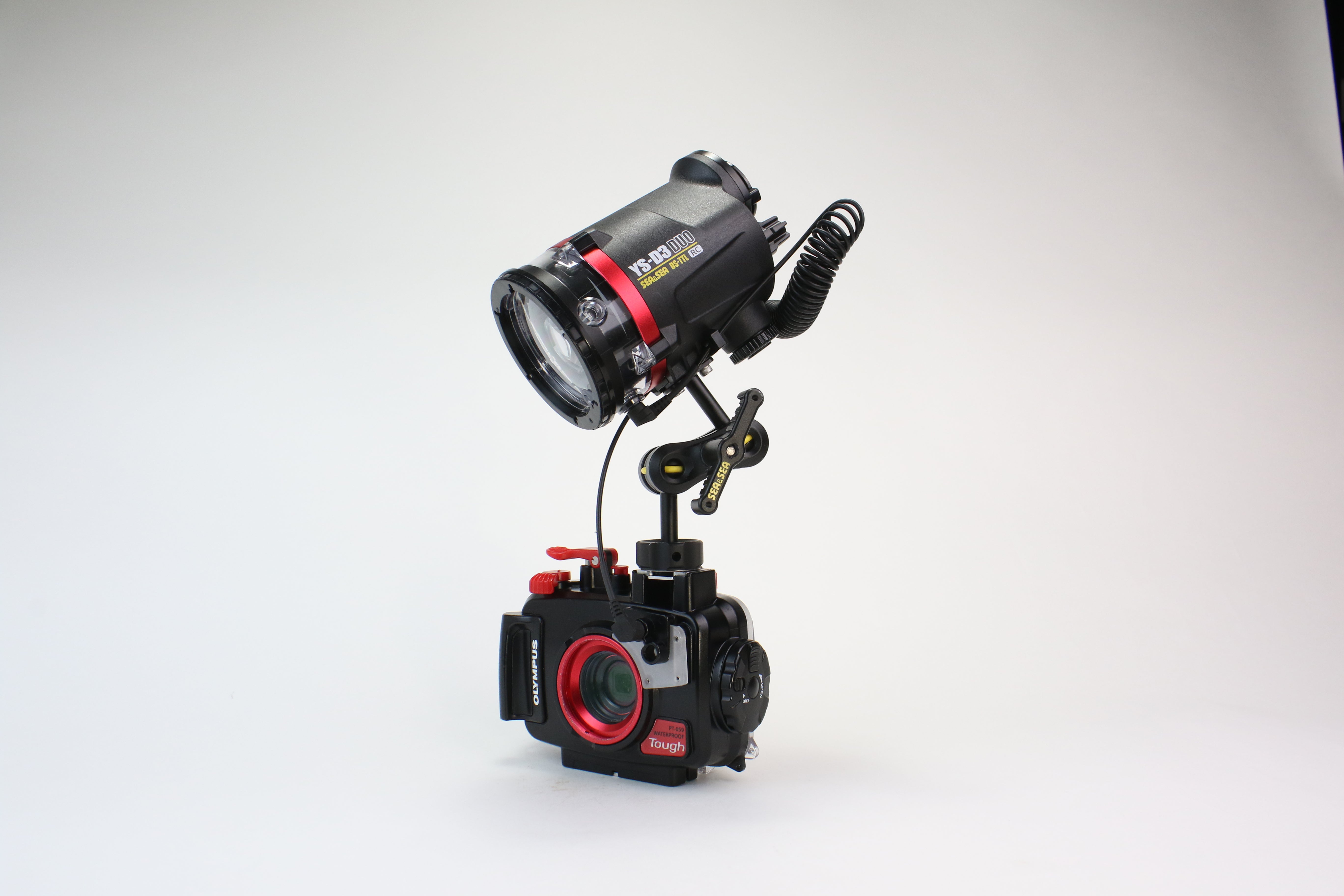 YS D3 DUO Underwater Strobe Light for Scuba Diving & Underwater Photography - Dual Flash for Marine Life Shooting & Professional Underwater Videography
