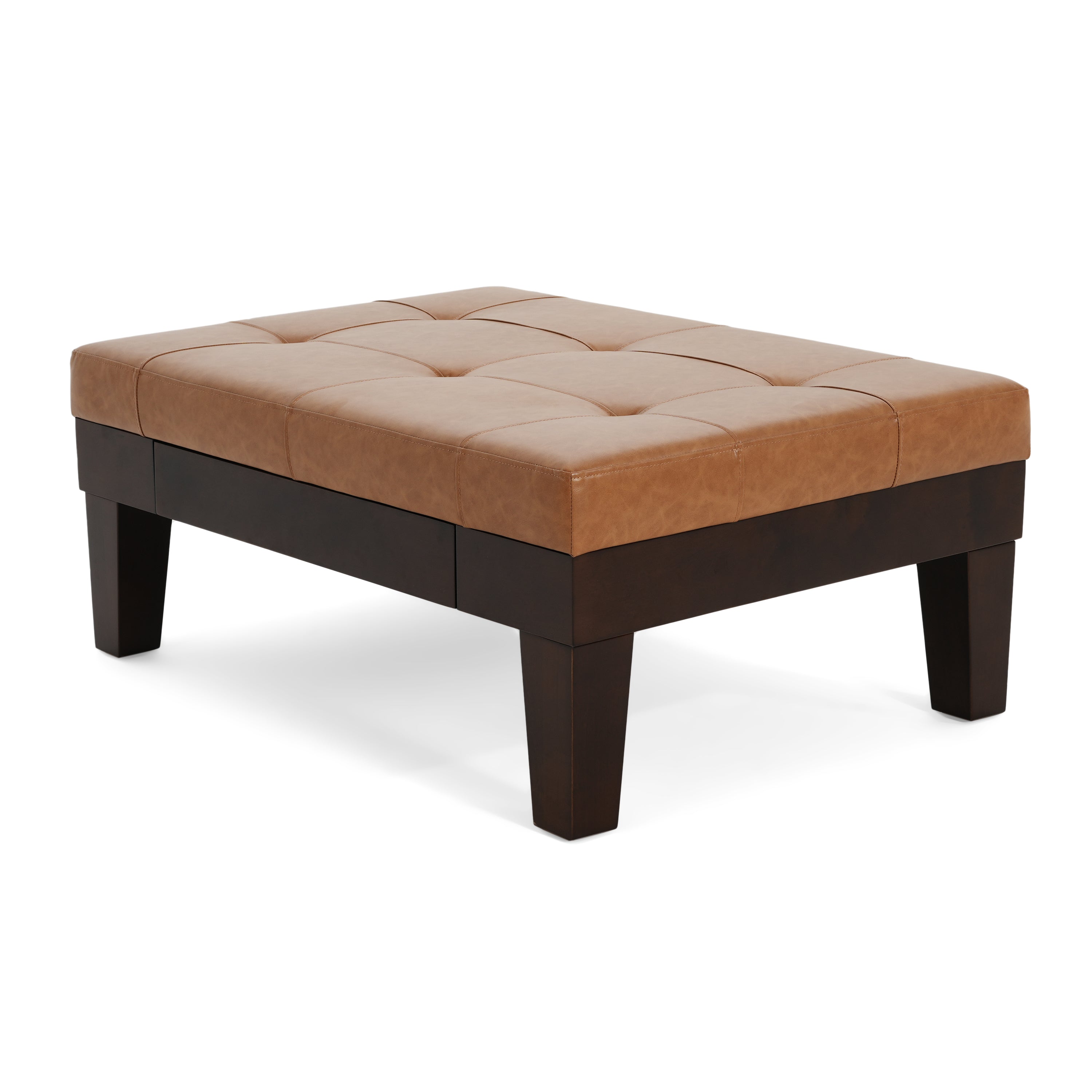 Chatham Ottoman with Storage Drawer - Versatile Living Room Furniture for Extra Seating and Organization