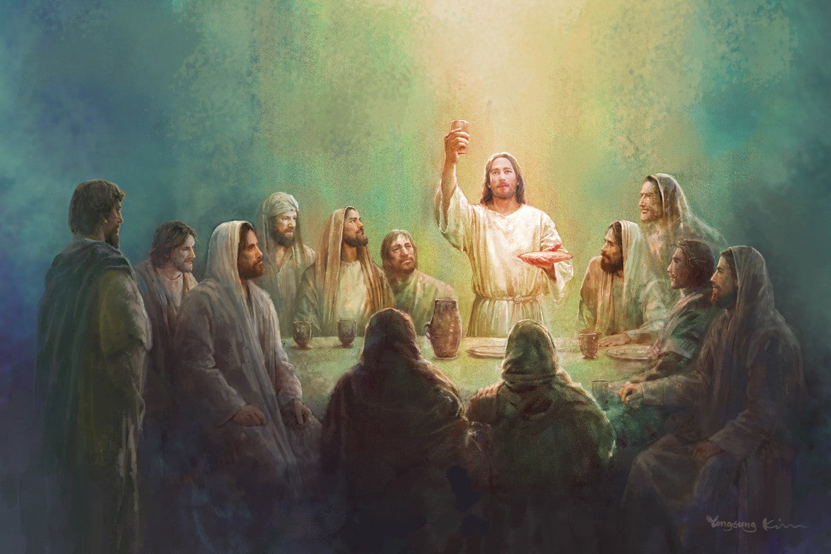 The Last Supper Canvas Wall Art - High Quality Gallery Wrap Christian Religious Painting - Perfect for Home Decor, Church, and Office