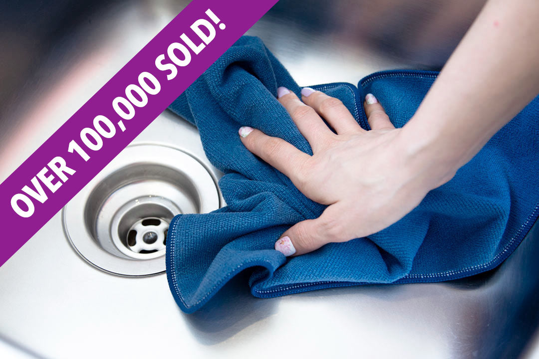 The Original All Purpose Cleaning Cloths (2 Pack) - Super Absorbent, Lint-Free Microfiber Towels for Kitchen, Bathroom, Windows & Car Detailing