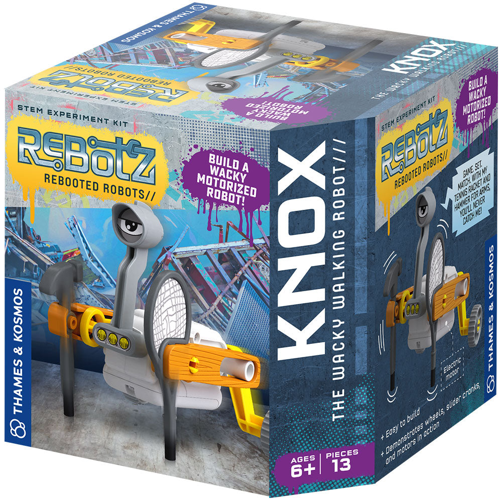 Rebotz Knox - Interactive Walking Robot Toy for Kids | STEM Learning & Fun Playtime | Perfect for Birthday Gifts & Educational Activities