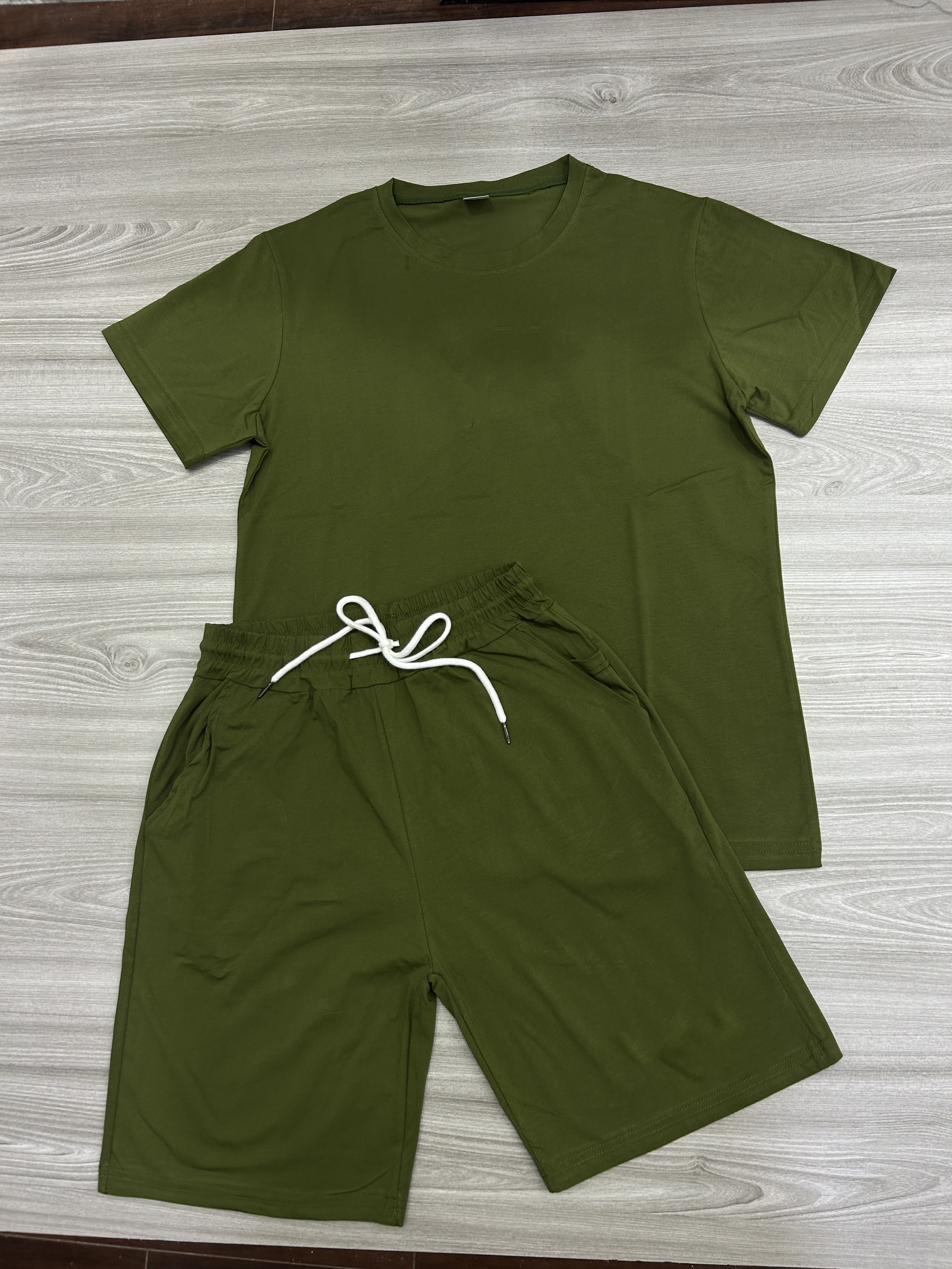 Men's Casual Short Sleeve T-Shirt and Shorts Set - Comfortable Summer Outfit for Beach, Gym, and Everyday Wear