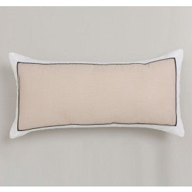 Logan and Mason Essex Linen Long Cushion - Premium Decorative Throw Pillow for Sofa, Bed & Home Decor | Perfect for Living Room, Bedroom & Nursery