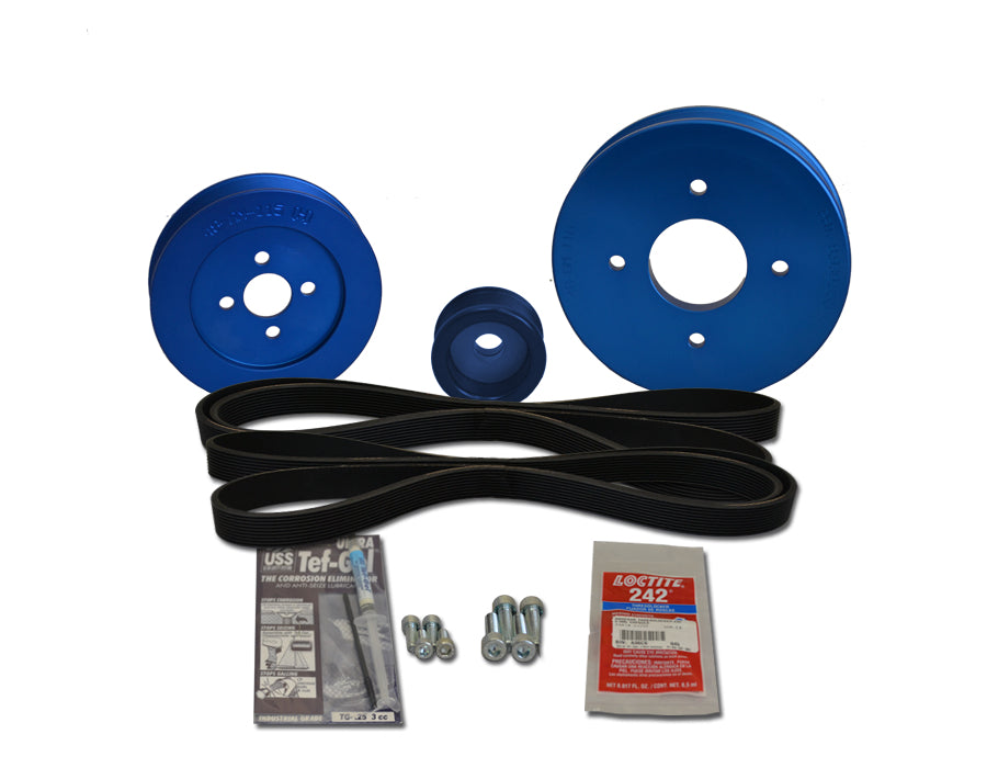 Yanmar 3GM Serpentine Pulley Kit - Compatible with 3GM30 F & 3GM F Engines - High-Performance Replacement Part for Marine & Boat Engine Maintenance