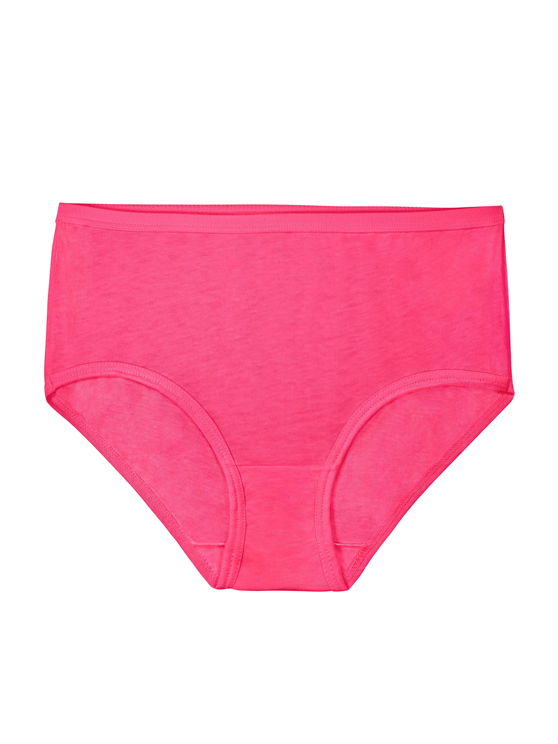 Fruit of the Loom Girls' Cotton Brief Underwear Multipack - Soft Comfortable Kids Underwear for School, Sports & Everyday Wear