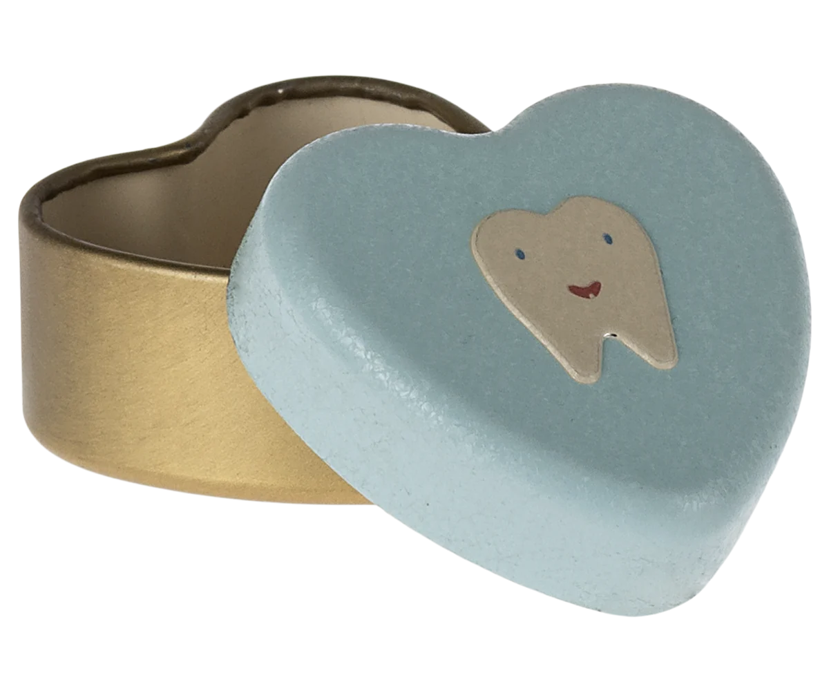 Mint Small Tooth Box - Portable Travel Dental Storage Container for Jewelry, Pills, and Organizing Small Items | Perfect for Travel, Home, and Office Use