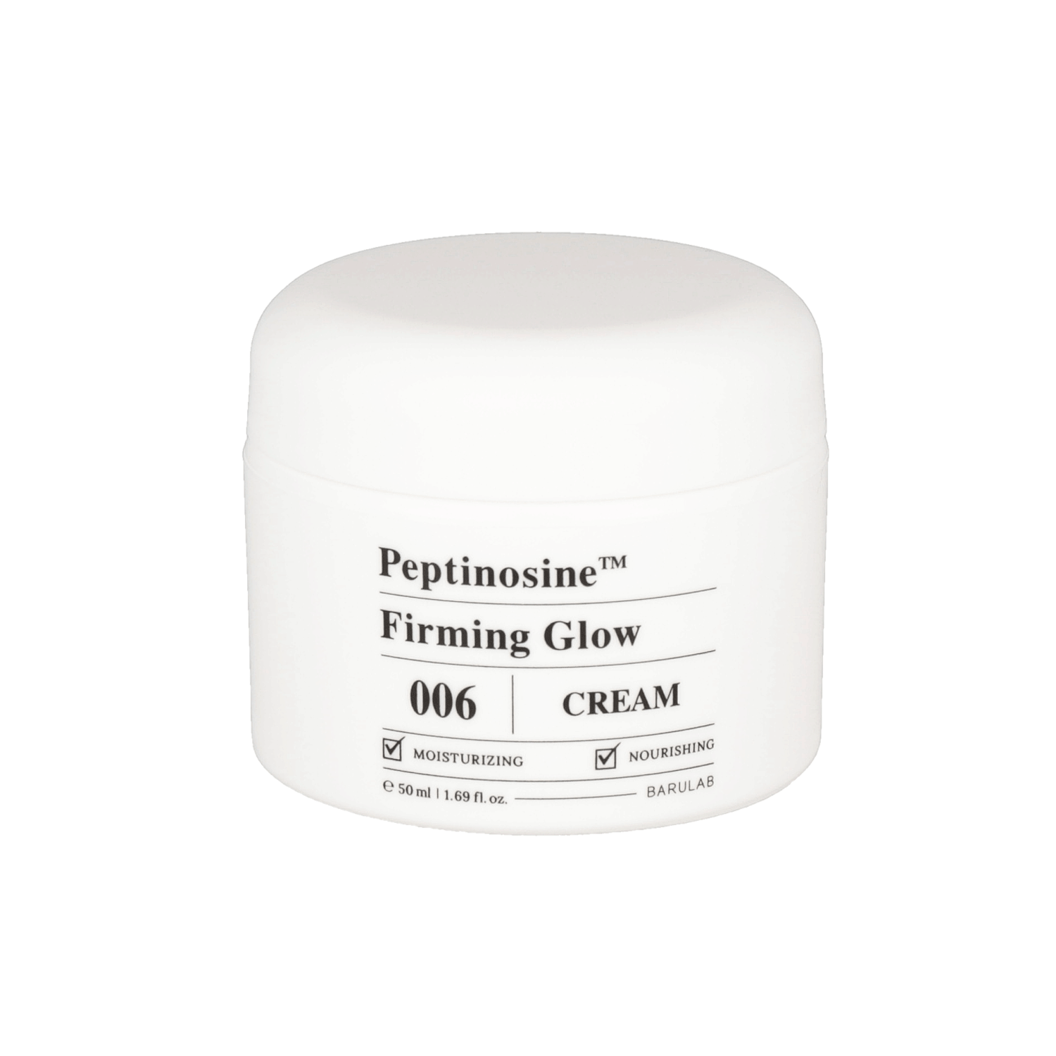 BARULAB Peptinosine Firming Glow Cream 50ml - Anti-Aging Face Moisturizer for Wrinkles & Fine Lines, Hydrating & Brightening Cream for Women & Men - Perfect for Night & Day Skincare Routine
