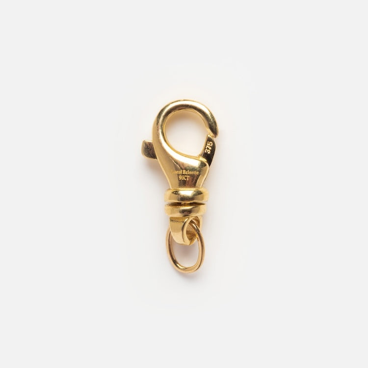 Solid Gold Charm Clip - Elegant & Durable Jewelry for Bracelets, Necklaces & Keychains - Perfect for Gifts, DIY Crafts & Personal Accessories