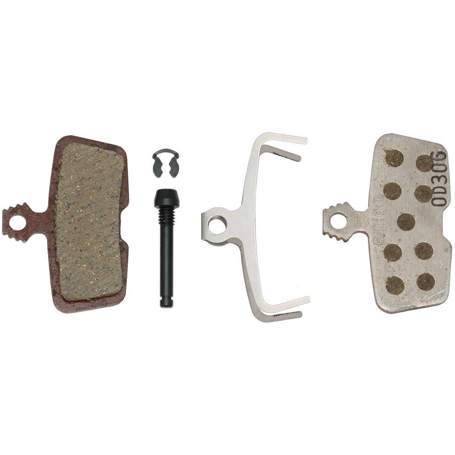 SRAM Disc Brake Pads - Organic Compound, Aluminum Backed, Quiet & Lightweight - Compatible with Code 2011+ and Guide RE Brakes - Perfect for Mountain Biking and Off-Road Cycling
