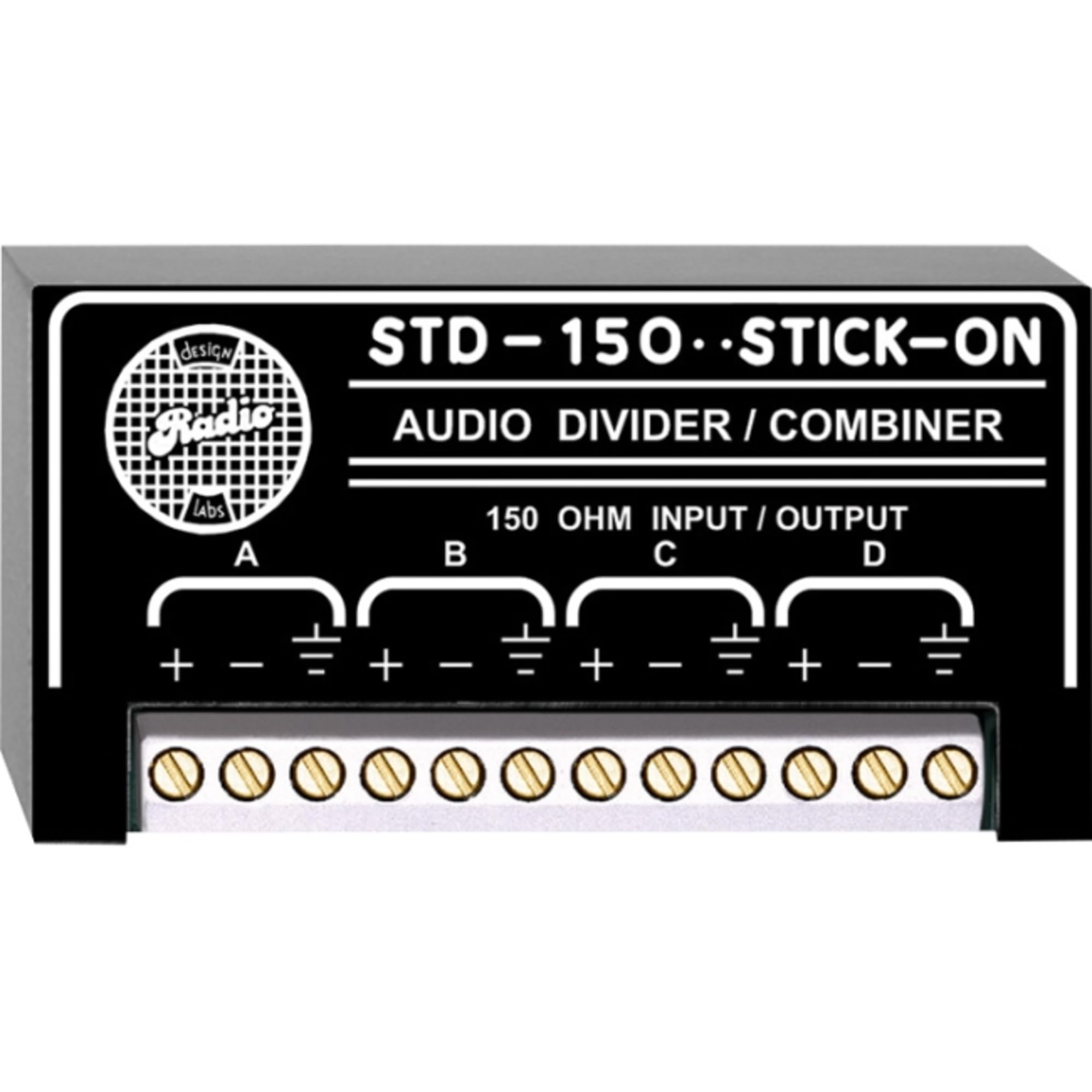 2 Radio Design Labs STD-150 Passive Audio Divider-Combiner - 150 Ohm Impedance for Professional Studio & Live Sound Equipment