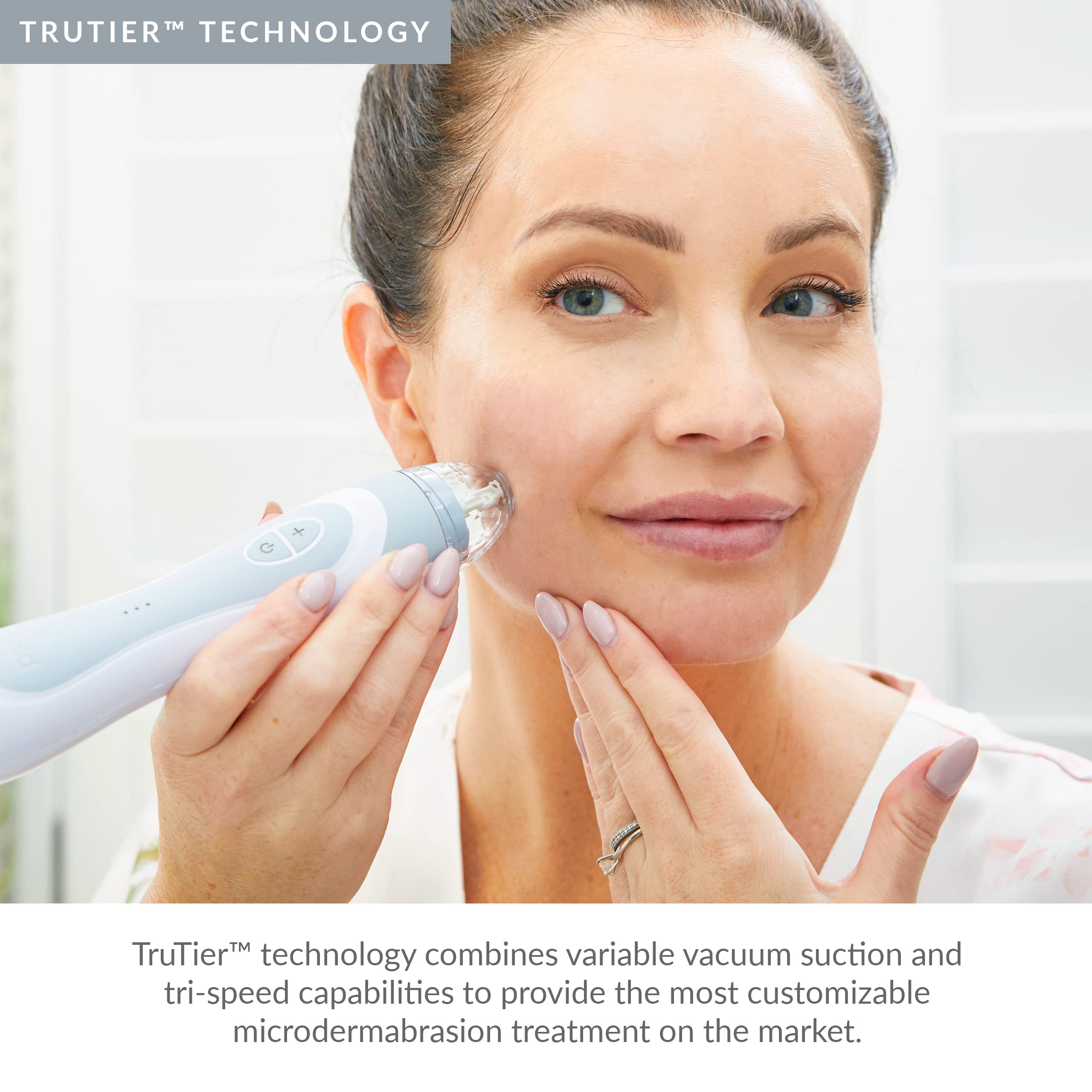 PMD Personal Microderm Elite Pro - At-Home Microdermabrasion Machine Kit for Face & Body - Exfoliating Crystals & Vacuum Suction for Glowing Skin - 3 Speed Settings - Perfect for Anti-Aging & Acne Treatment - Spa Quality Skincare Device for Daily Use