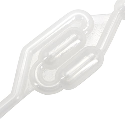 1PCS S-Shaped Twin Bubble Airlock for Wine and Beer Making - Perfect for Home Brewing, Fermentation, and Crafting Delicious Beverages
