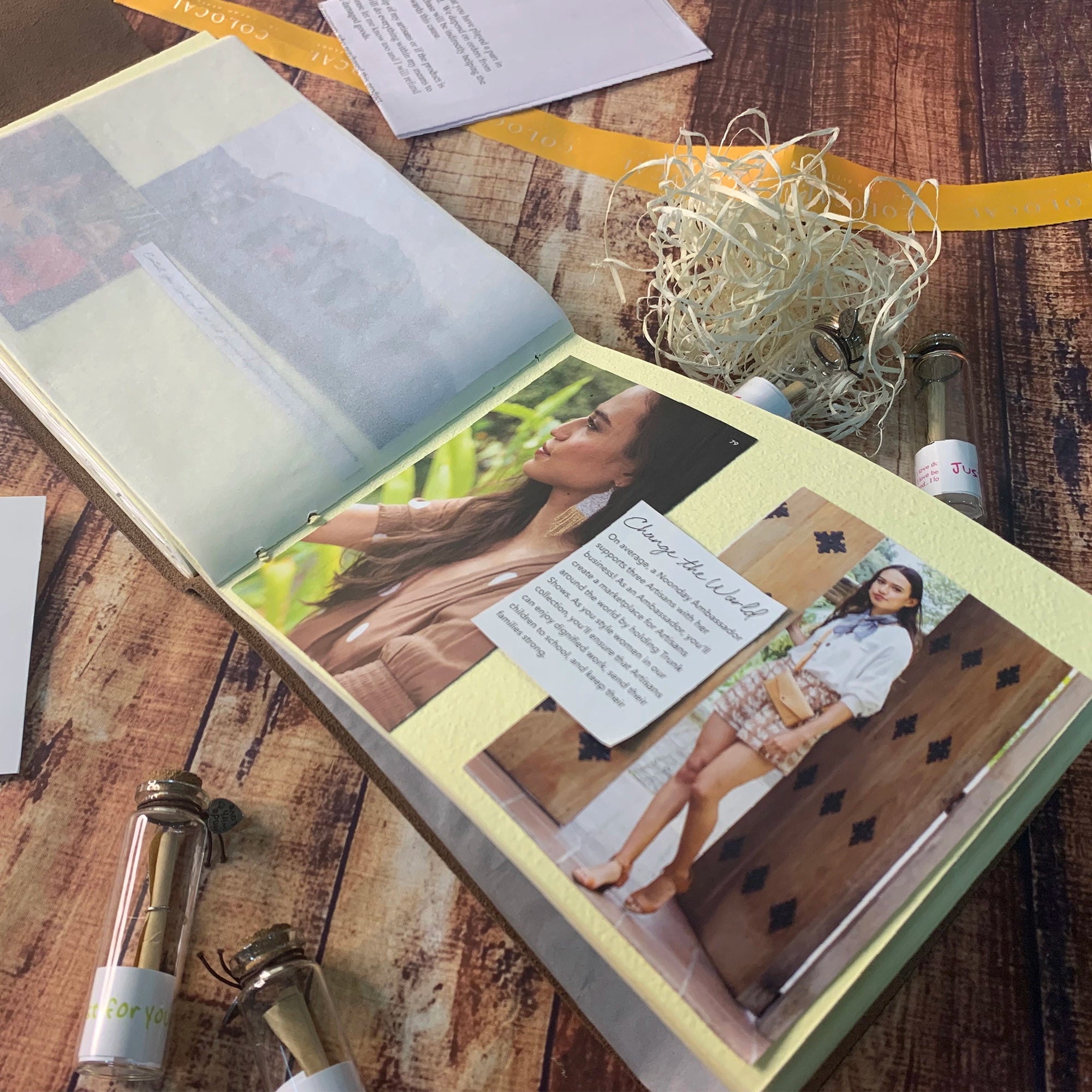 Tuscan Style Medium Photo Album - Handmade Leather Scrapbook for Wedding, Travel & Family Memories - Perfect for Gifts & Keepsakes