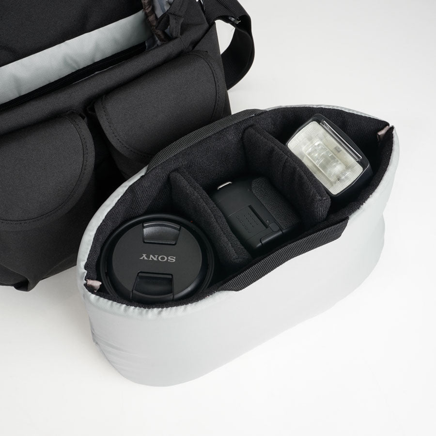 HELLOLULU DSLR Camera Shoulder Bag - Black - Waterproof & Durable for Travel, Photography, and Outdoor Adventures