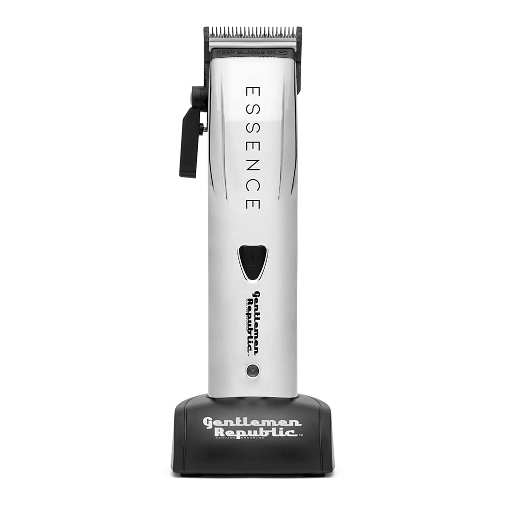 Gentlemen Republic Professional Cordless Hair Clipper for Men - Magnetic Linear Motor, 120 Min Runtime, Hair Cutting & Trimming Kit - Perfect for Home Barbering, DIY Haircuts & Beard Grooming