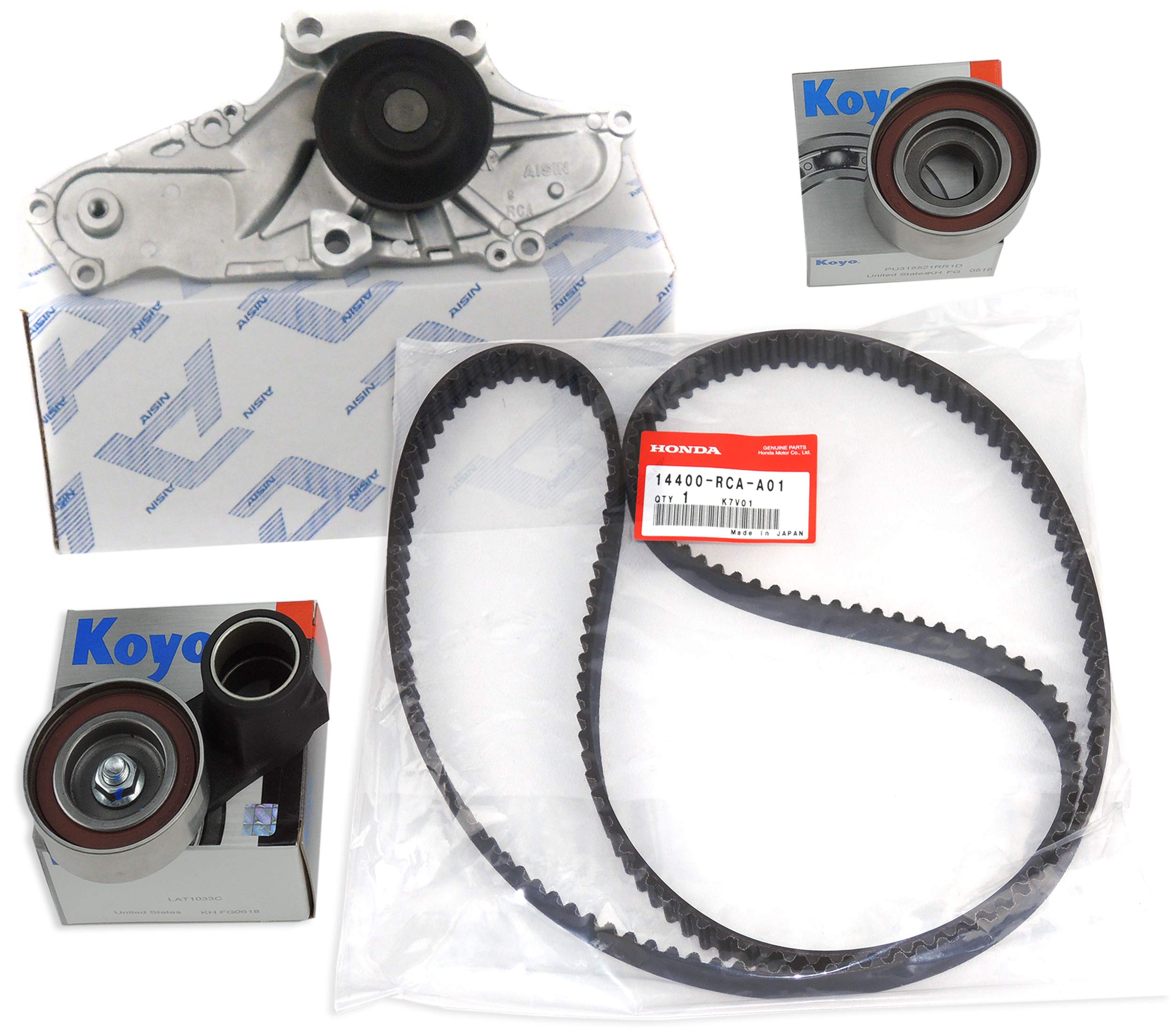APSG Timing Belt Kit with Water Pump - Genuine OEM Replacement for Acura MDX, RDX, RL, RLX, TL, TLX, TSX, ZDX & Honda Accord, Crosstour, Odyssey, Pilot, Ridgeline - Perfect for Engine Maintenance & Performance Tuning