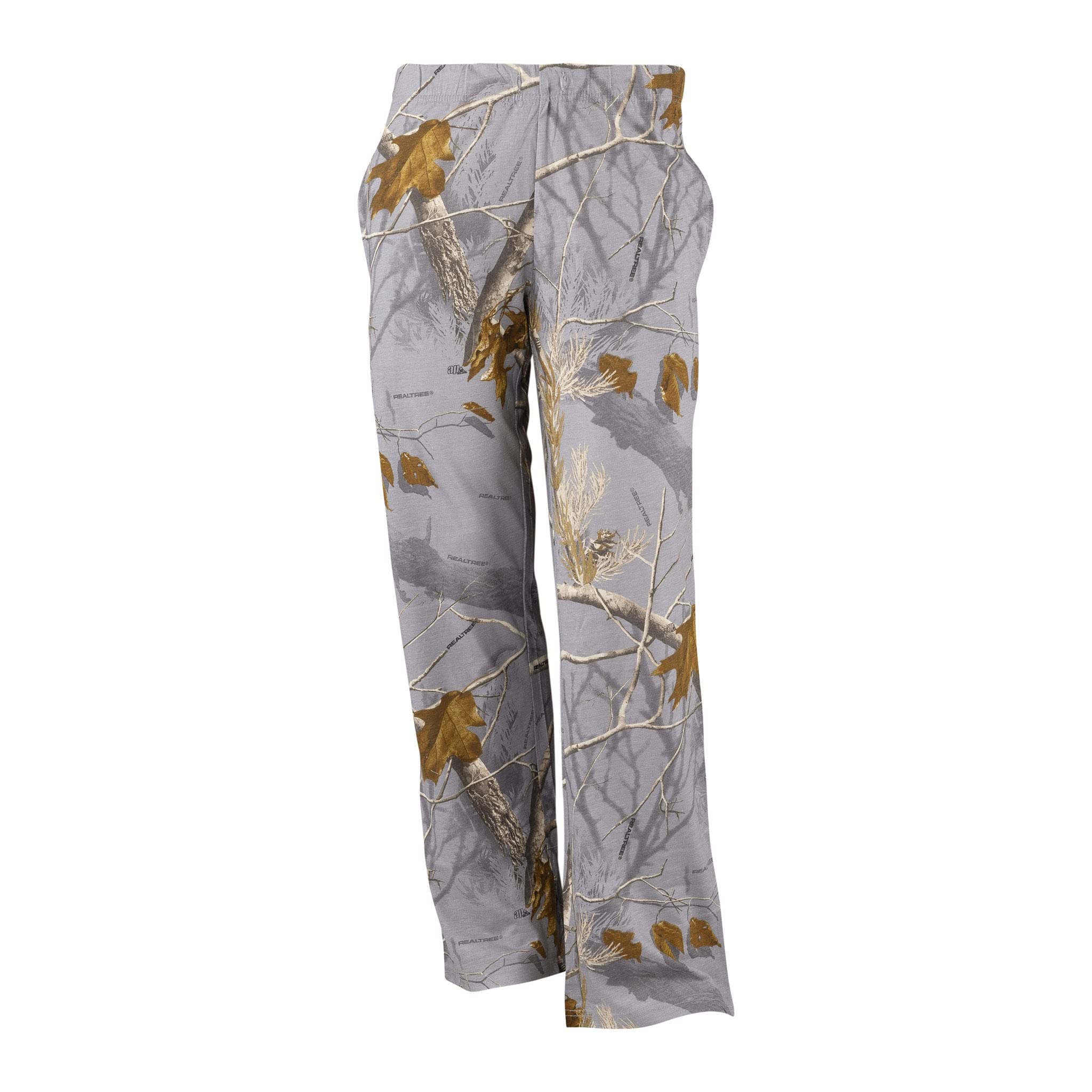 Youth Lounge Pants Realtree Camo Print - AP Monument Camouflage Pattern, Large Size, Comfortable Cotton Joggers for Men & Women - Perfect for Relaxing at Home, Lounging or Outdoor Camping