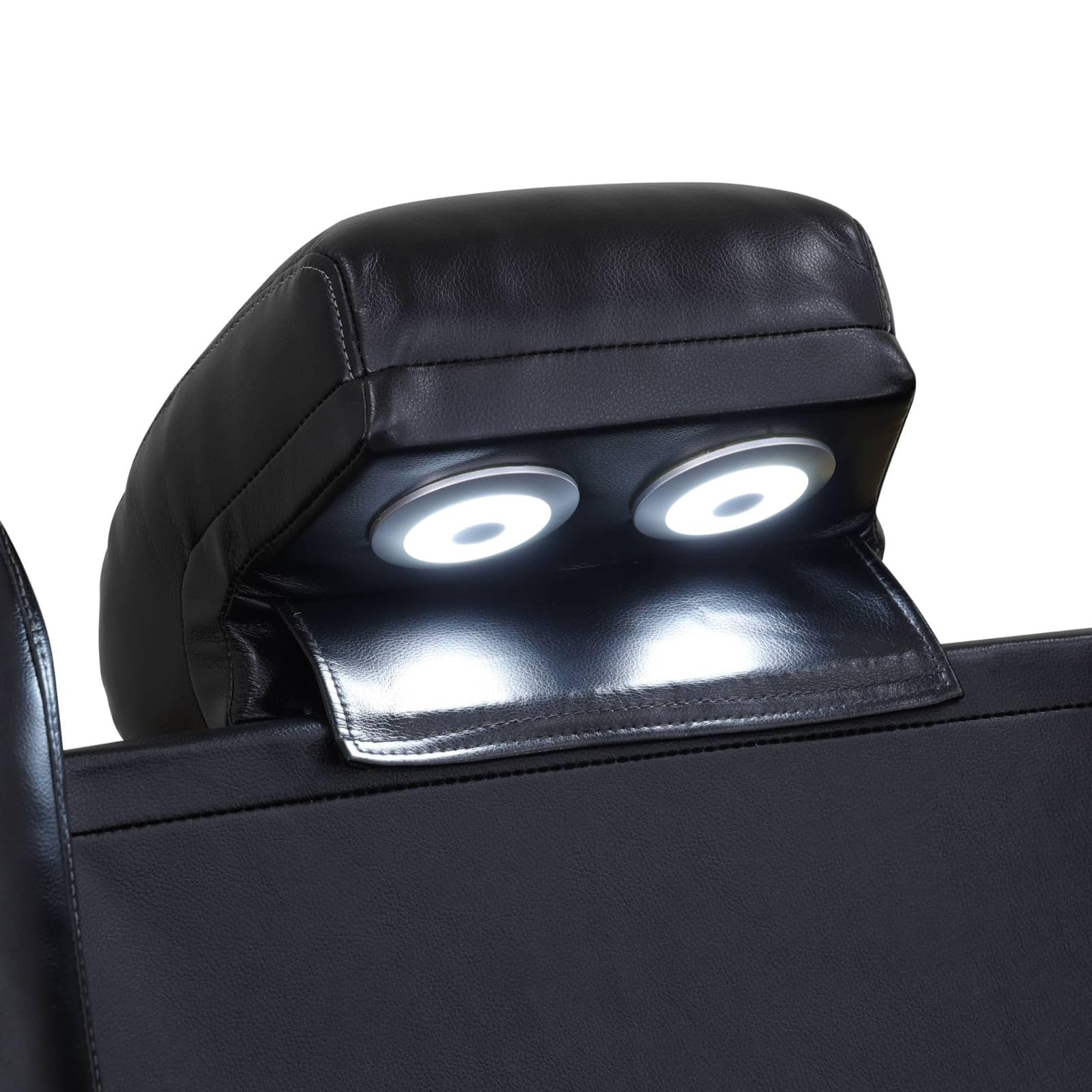 Power Recliner Living Room Set with LED Lights - Electric Massage Sofa for Home, Dorm, Apartment & Airbnb - Perfect for Relaxing, Watching TV & Hosting Guests