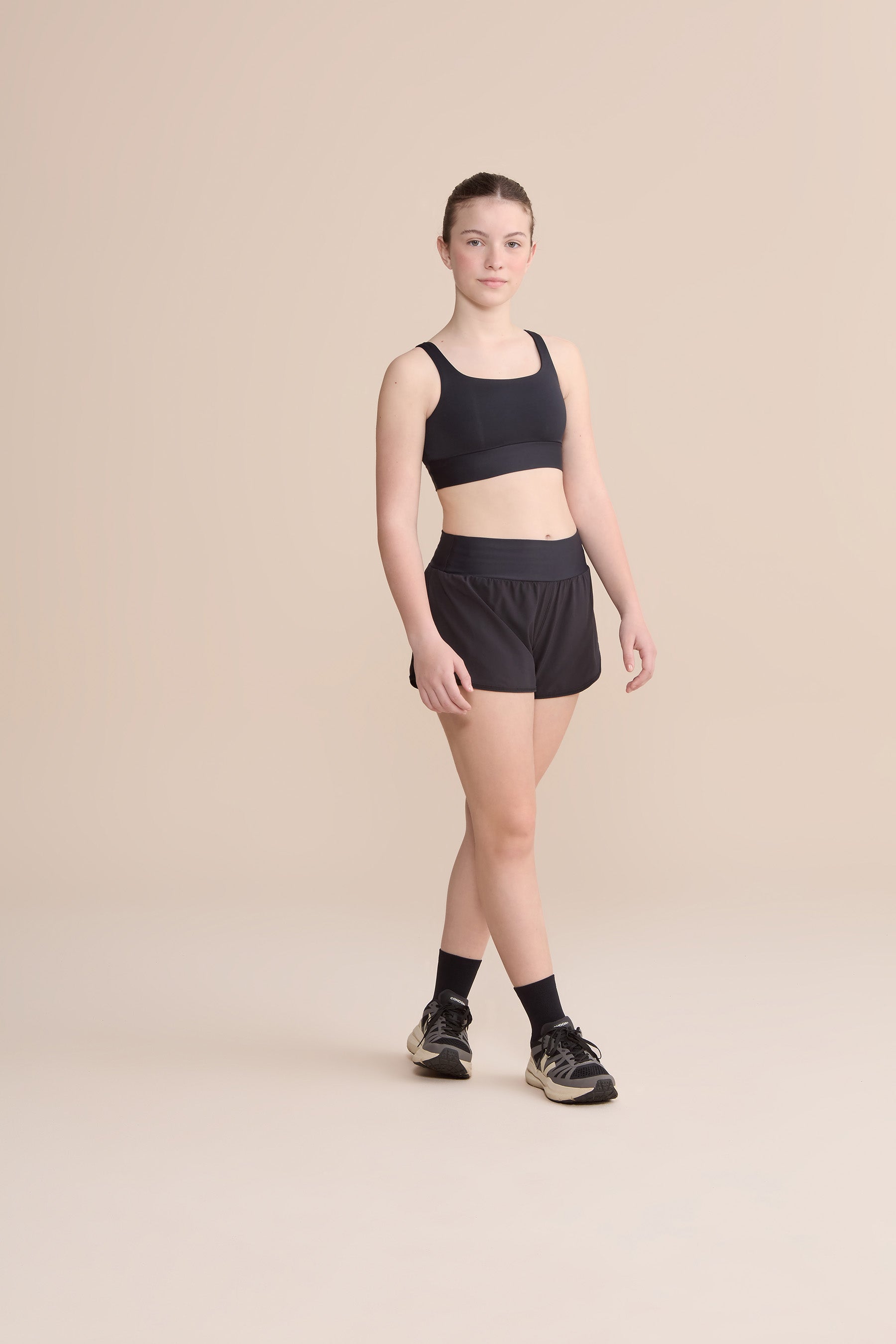 Move Sense® Kids Sports Bra for Girls - Breathable Comfort Support for Running, Yoga & Active Play - Perfect for School PE & Outdoor Activities