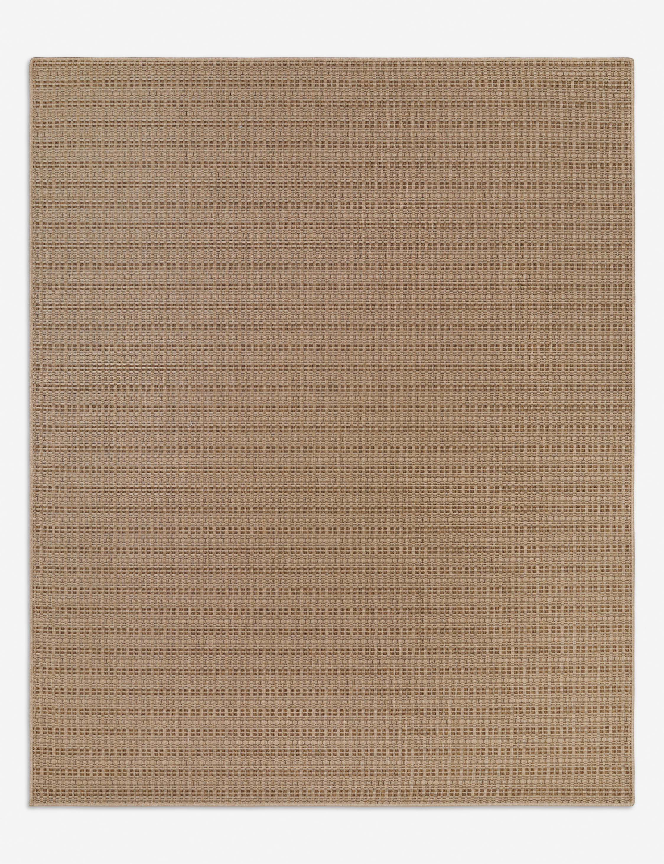Custom Tannis Indoor/Outdoor Rug - Cedar Swatch 5.5x6 Feet - Durable & Stylish Home Decor for Living Room, Patio, or Bedroom