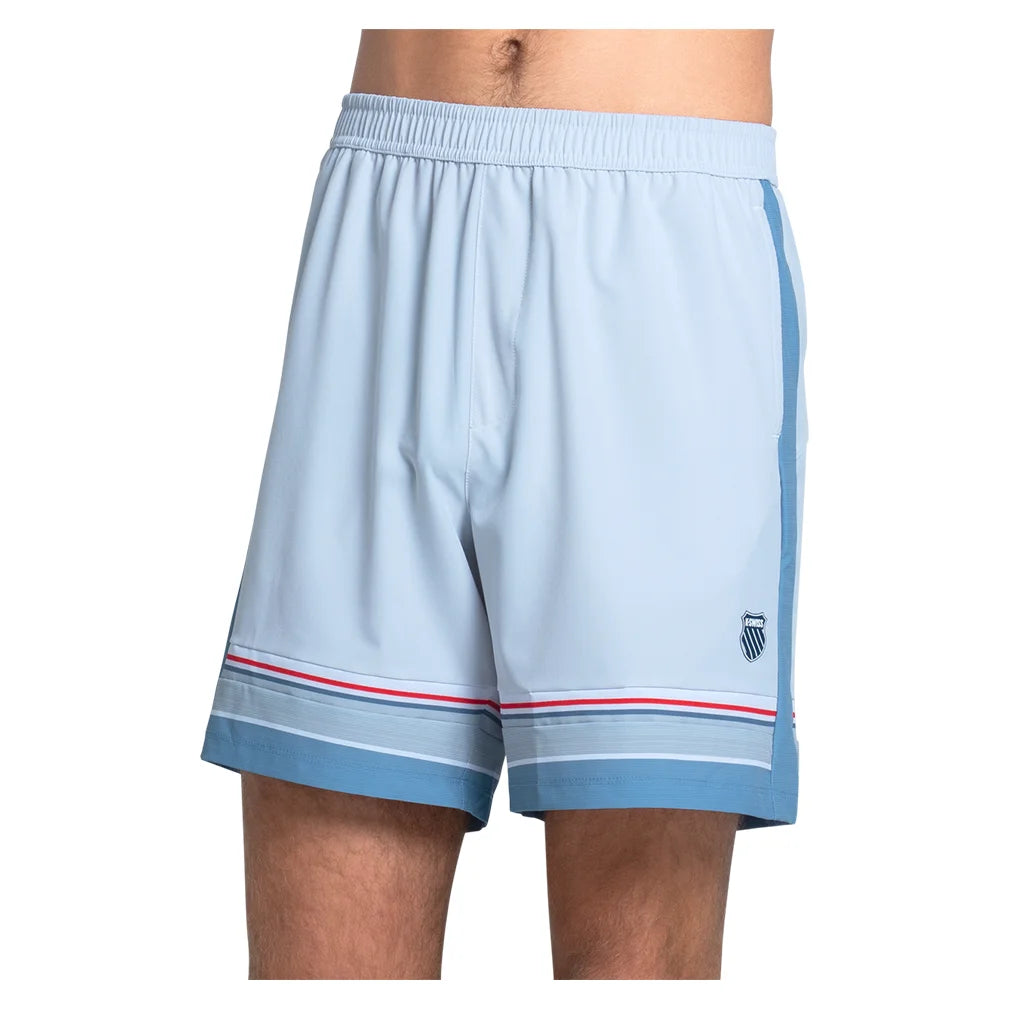 Men's Apollo 7 Inch Tennis Shorts - Quick Dry Athletic Shorts for Men - Zinc Color - Perfect for Tennis, Running, Gym & Casual Wear