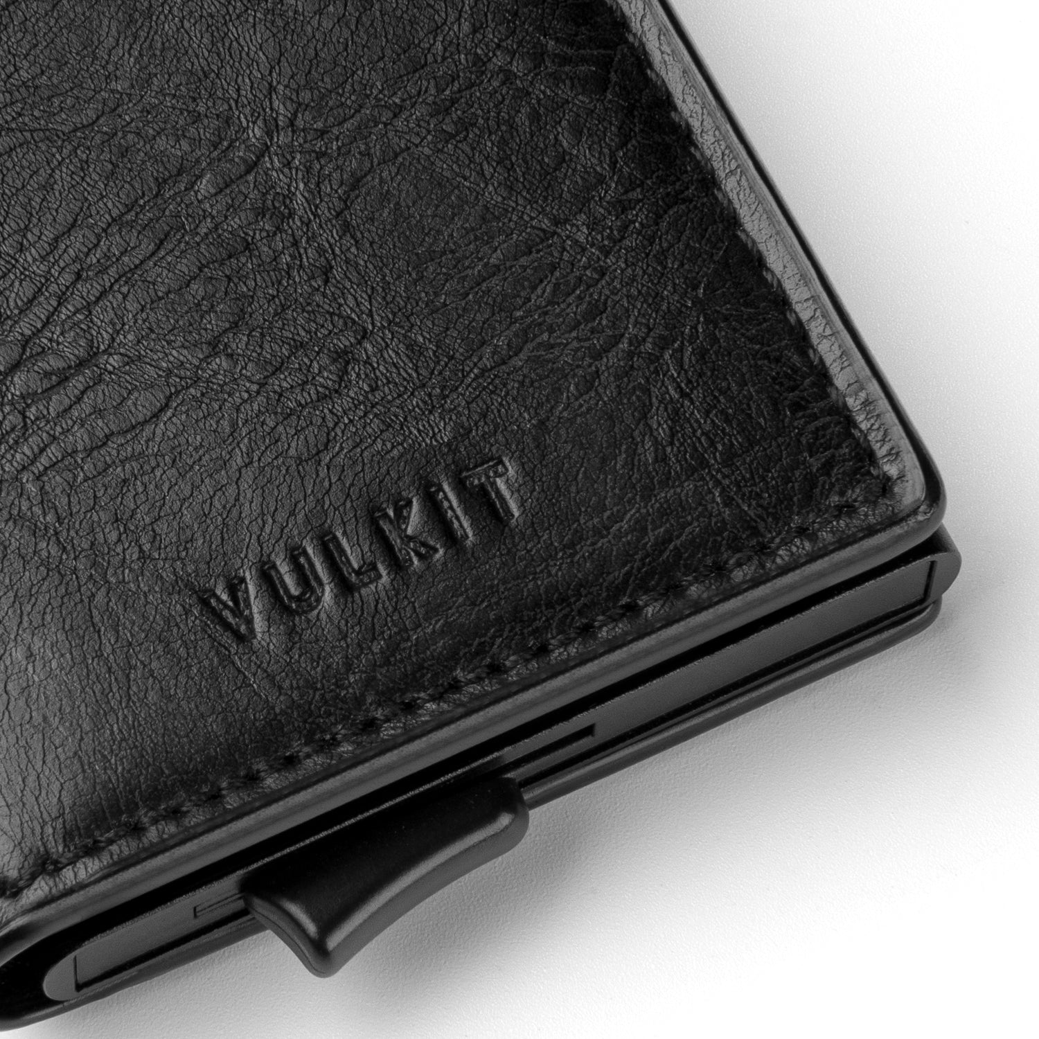 VC200 Slim Aluminum Card Holder with RFID Blocking - Built-in Back Slot Wallet for Credit Cards & IDs - Perfect for Travel, Business, and Everyday Carry