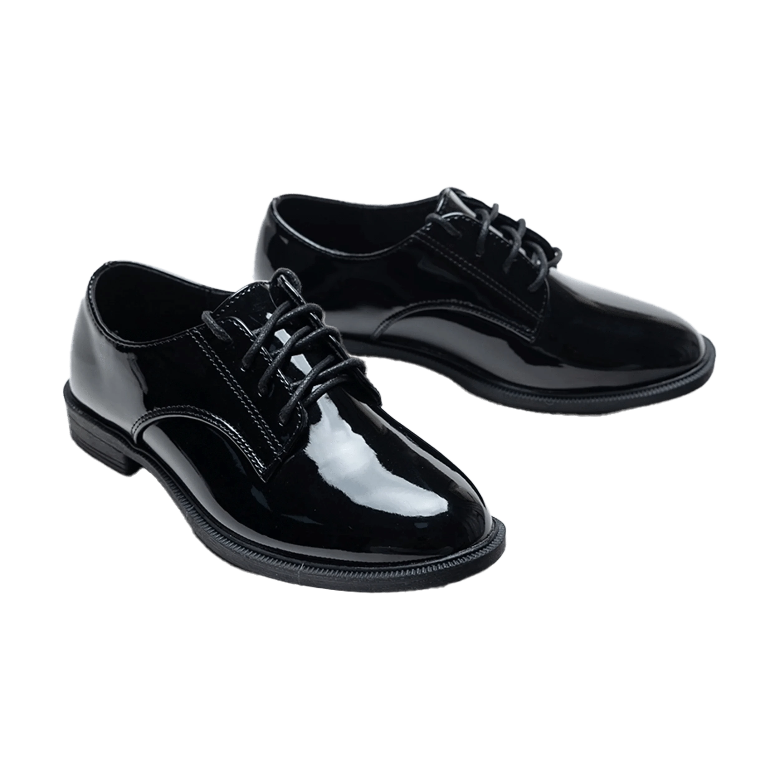 Men's Black Oxford Dress Shoes - Classic Lace-Up Formal Shoes for Business, Wedding & Office | Comfortable & Stylish Leather Shoes for Men