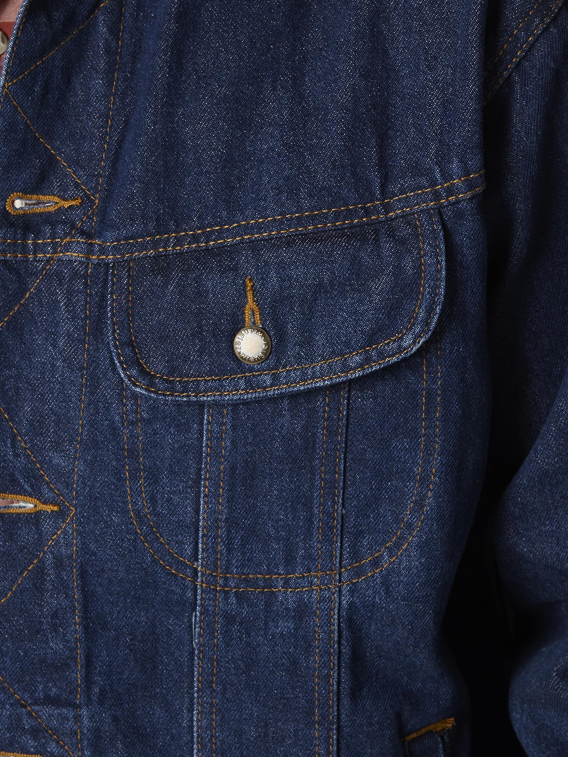 Wrangler Men's Big & Tall Unlined Denim Jacket - Relaxed Fit Lightweight Denim Coat for Casual Wear & Outdoor Activities