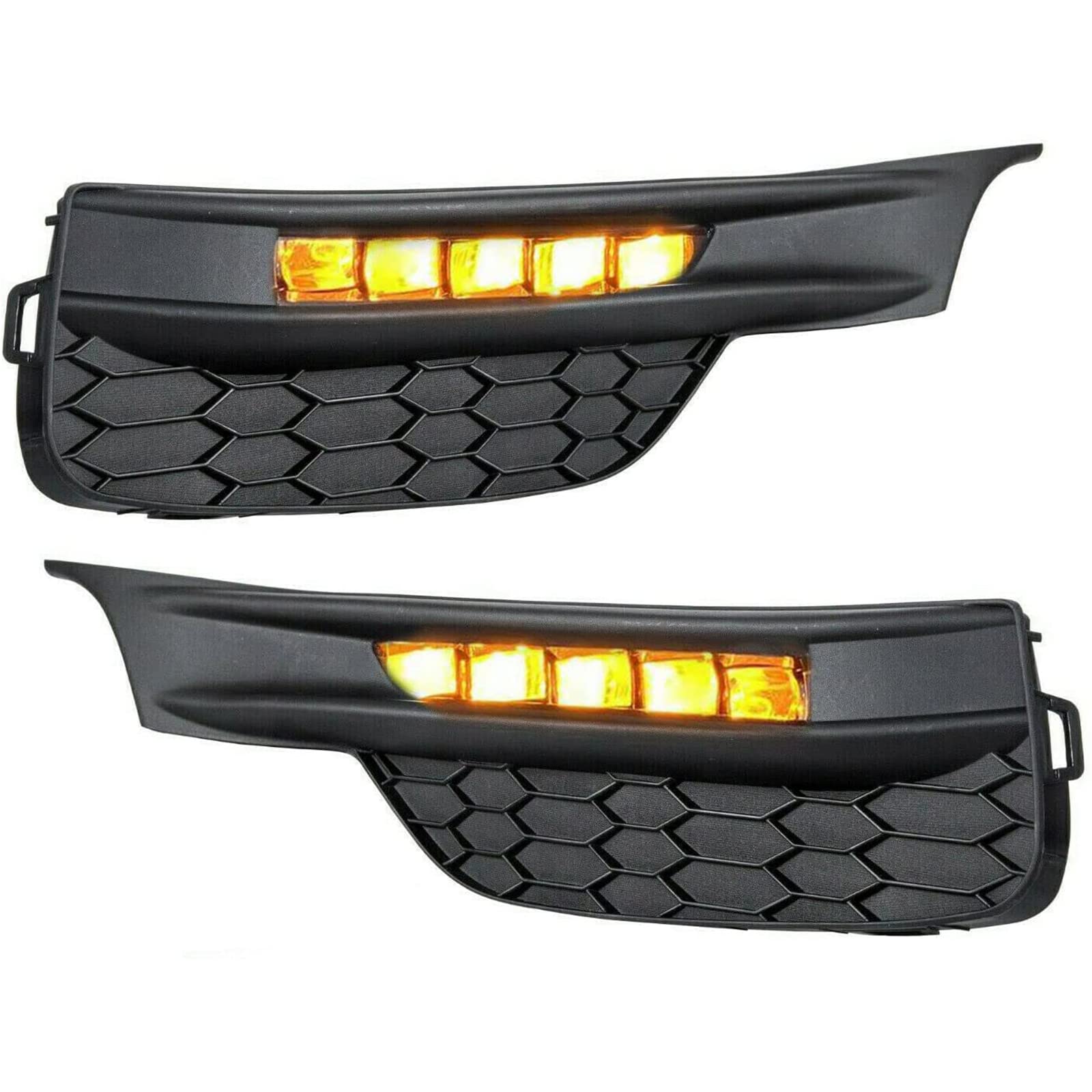 2016-2017 Honda Accord Coupe/Sedan LED Fog Lights - Dynamic Turn Signal DRL Breathing Lights (Left & Right Pair) - Upgrade Your Night Driving Safety & Style