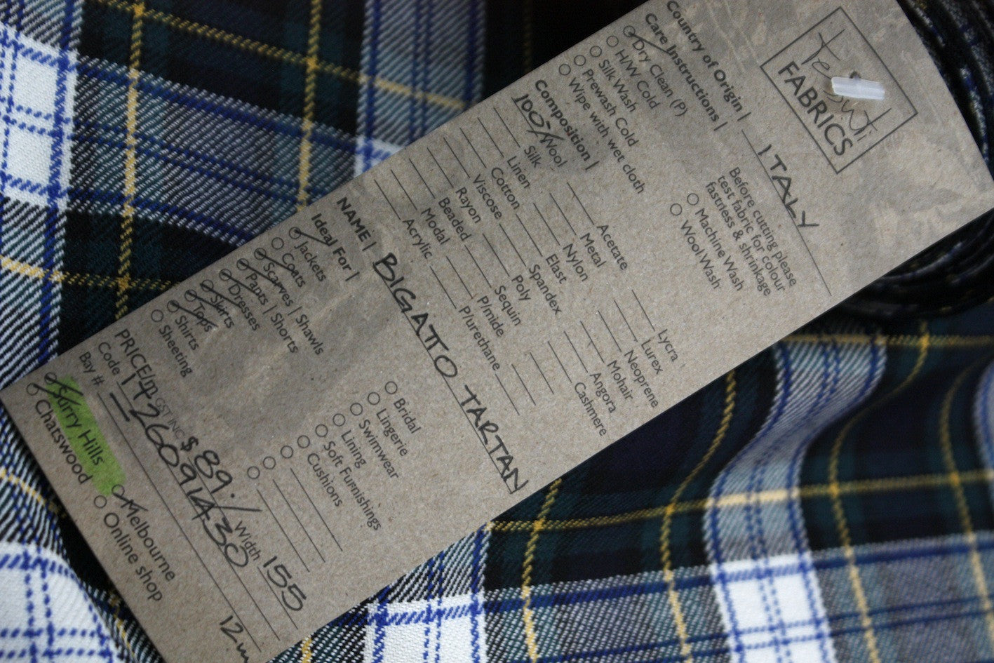 Bigatto Tartan Plaid Scarf - Classic Wool Blend Wrap for Men & Women - Perfect for Fall, Winter & Holiday Outfits
