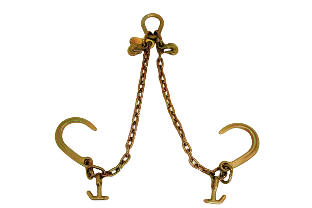 24V Chain with 8 J Hooks & T Hooks - 4,700 lbs Working Load Limit - Heavy Duty Lifting & Towing Equipment for Construction, Marine & Industrial Use