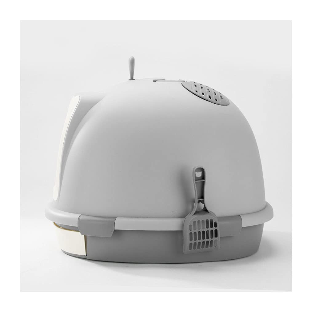 Enclosed Cat Litter Box with Handle - Large Drawer Style Odor Control Cat Toilet | Splash Proof Design Includes Scoop | Perfect for Multi-Cat Homes & Small Apartments