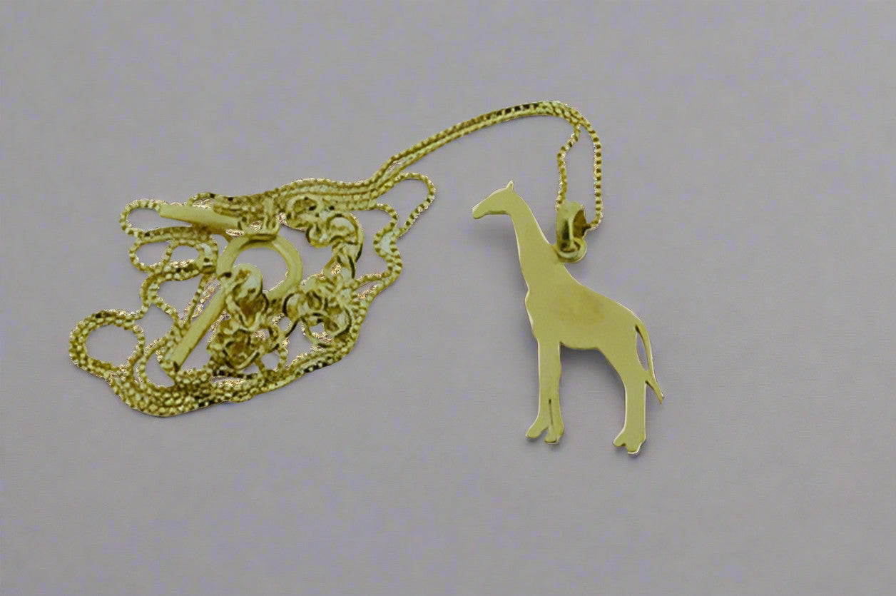 Little Giraffe Necklace - Gold Plated Dainty Pendant for Women | Perfect Gift for Birthday, Anniversary & Everyday Elegance