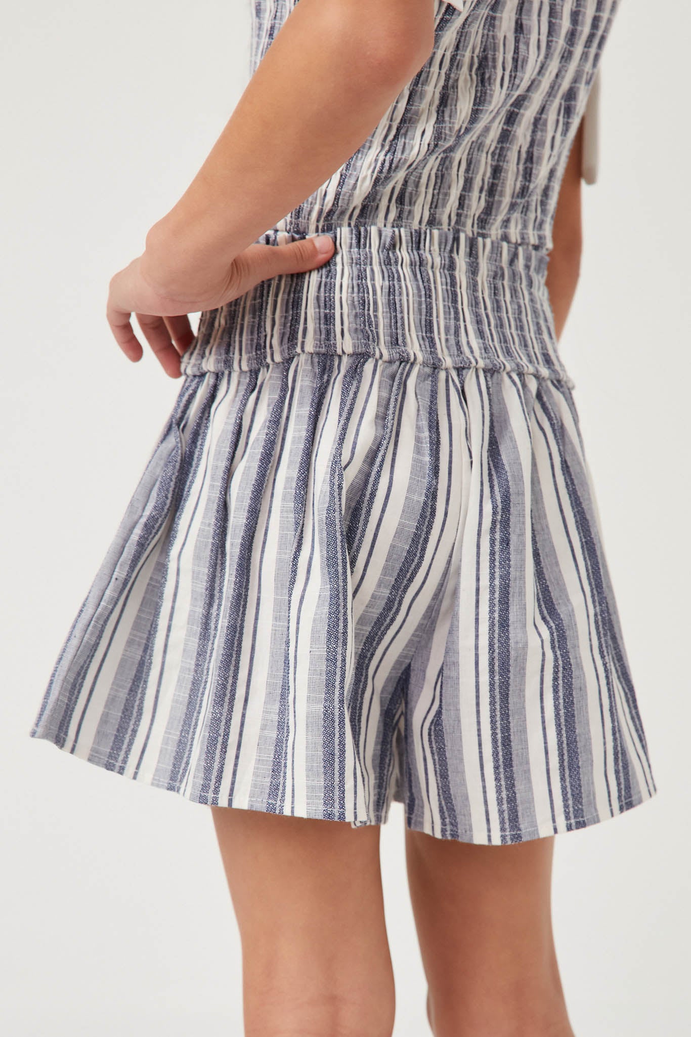 Heathered Smocked Waist Soft Shorts for Women - Comfortable Stretchy Summer Casual Shorts | Perfect for Beach, Yoga, and Everyday Wear