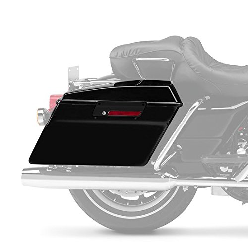 Harley Davidson Touring Model Saddlebags (2014-2023) - Heavy Duty Black Hard Motorcycle Luggage for Road Trips & Long Distance Travel