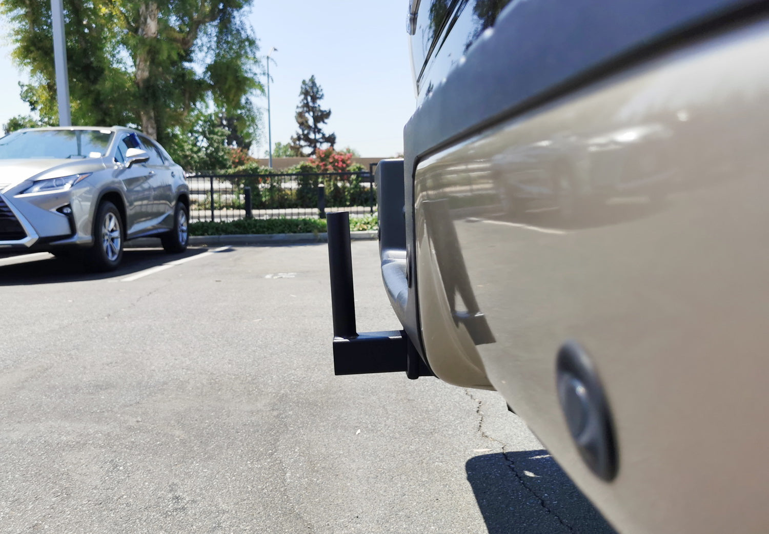 2 Inch Standard Tow Hitch Receiver Mount Flagpole Holder for Truck, SUV, Trailer - Heavy Duty Flag Pole Mount for Camping, Tailgating, Parades & Outdoor Events
